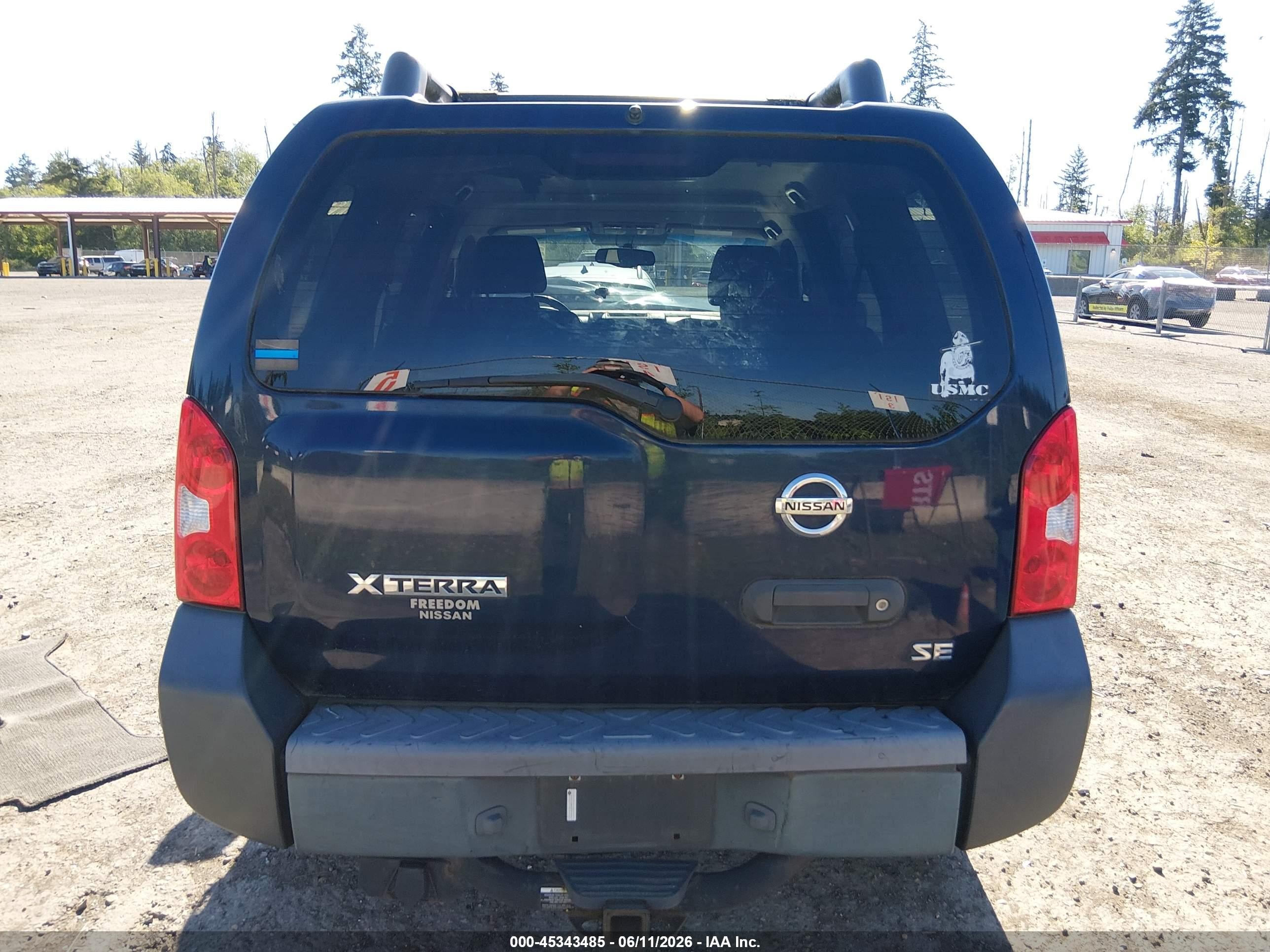 2006 Nissan Xterra Se Blue vin: 5N1AN08W66C537523
