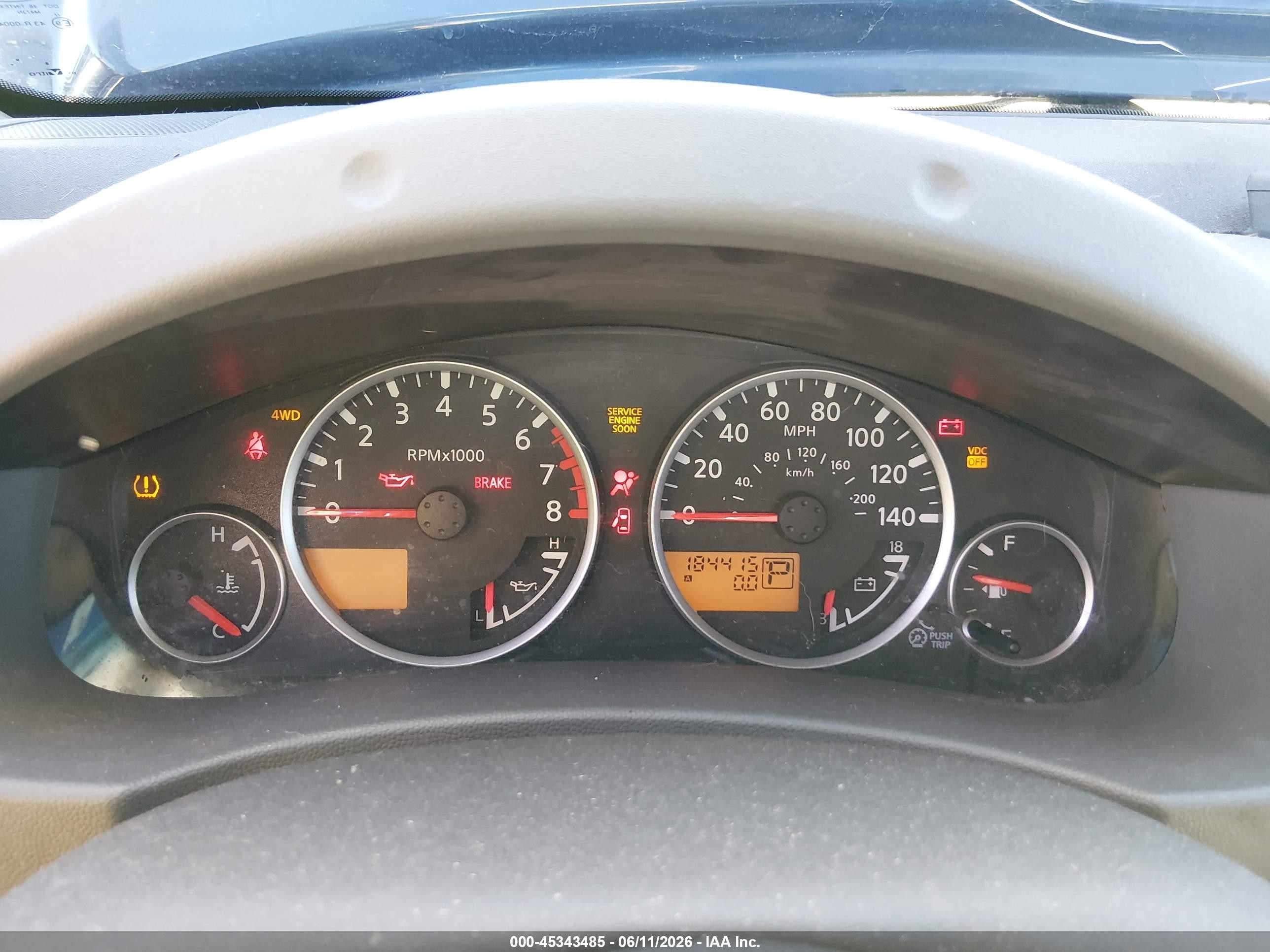 2006 Nissan Xterra Se Blue vin: 5N1AN08W66C537523