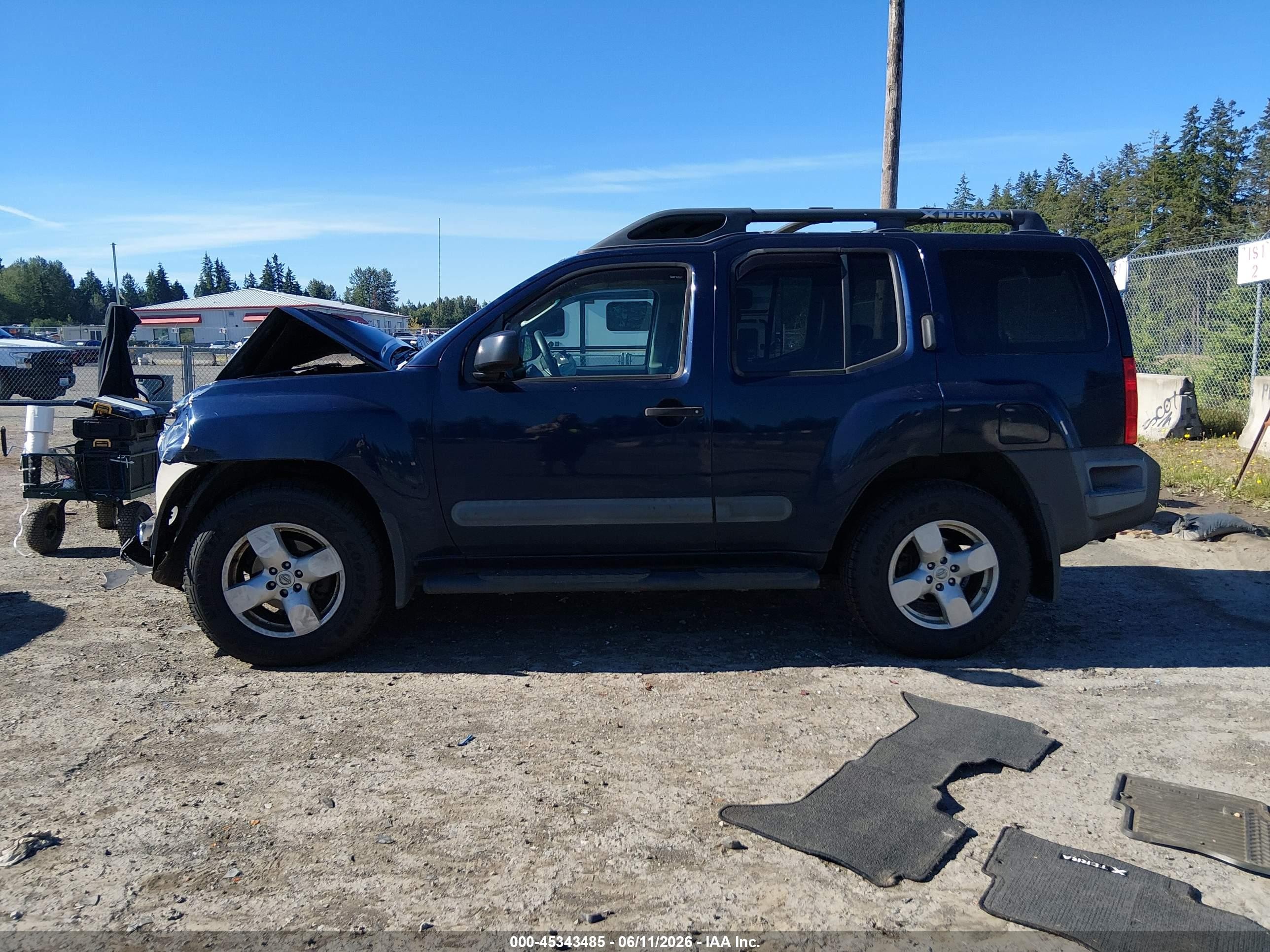 2006 Nissan Xterra Se Blue vin: 5N1AN08W66C537523