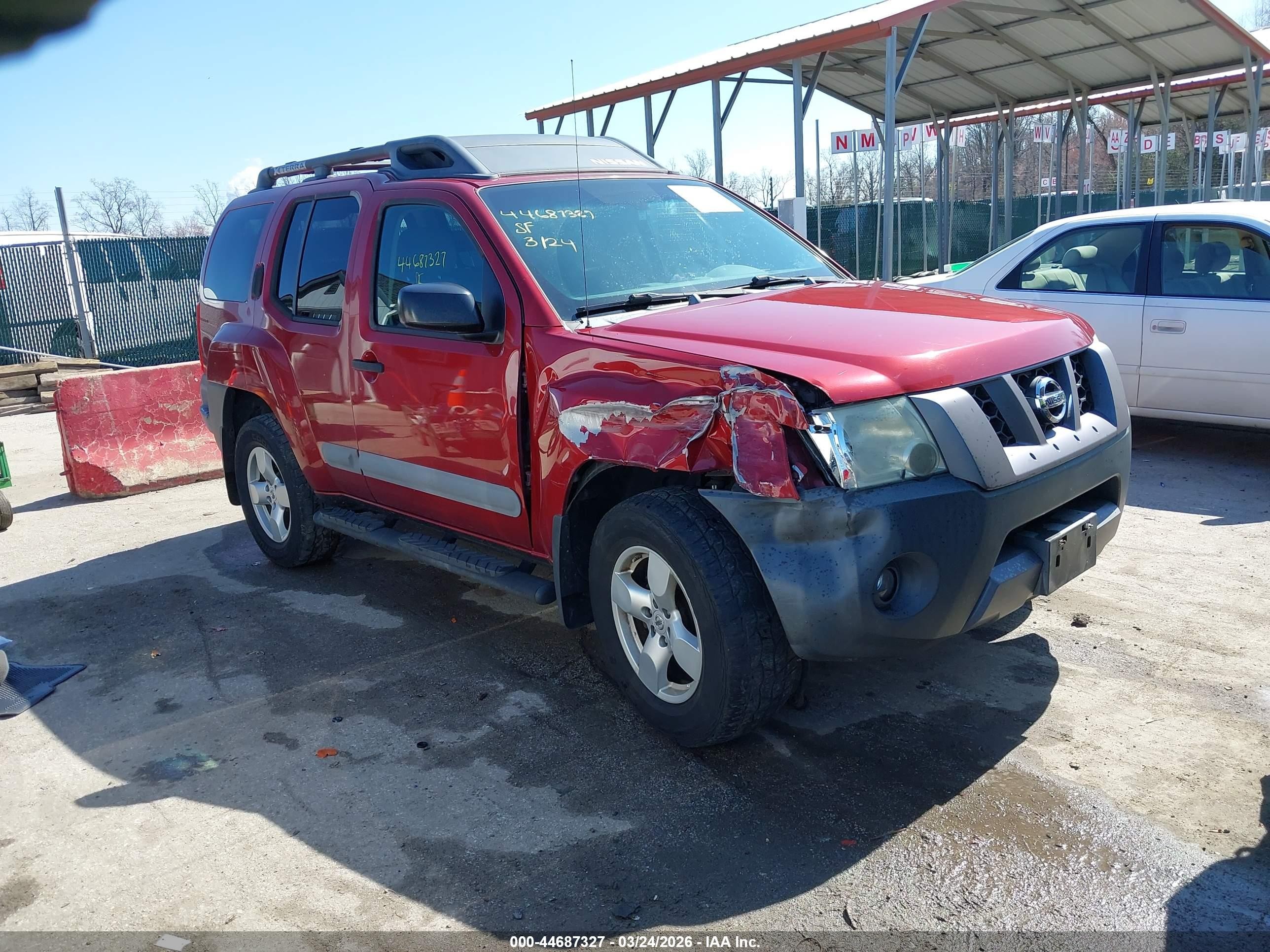 2006 Nissan Xterra Se Red vin: 5N1AN08W66C557822
