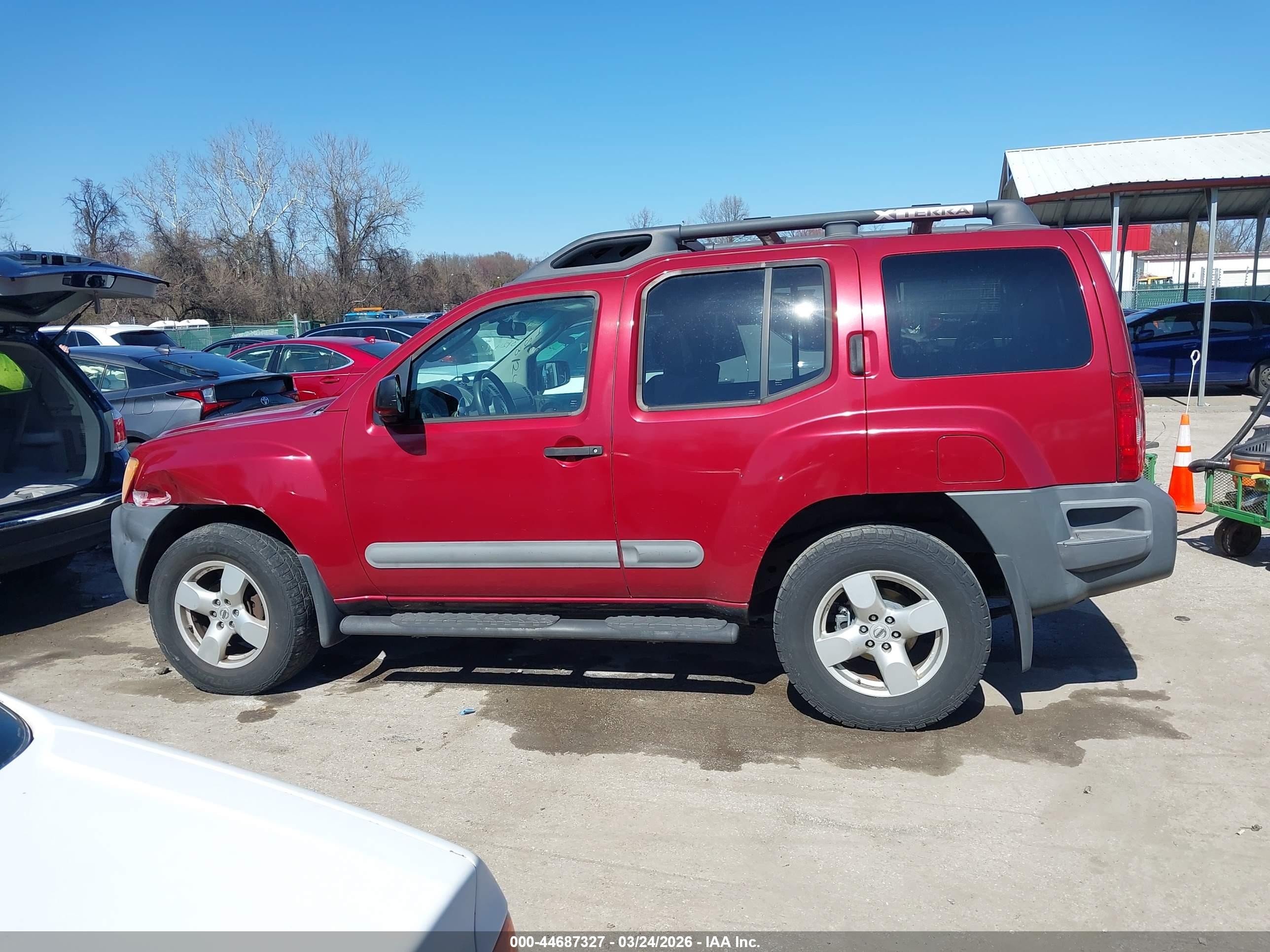 2006 Nissan Xterra Se Red vin: 5N1AN08W66C557822