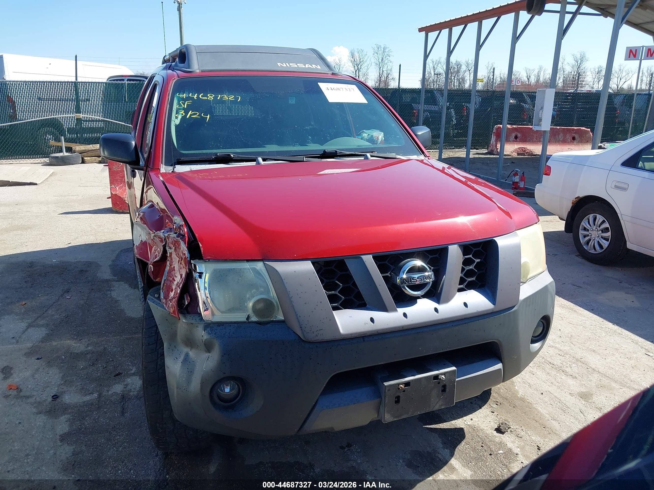 2006 Nissan Xterra Se Red vin: 5N1AN08W66C557822