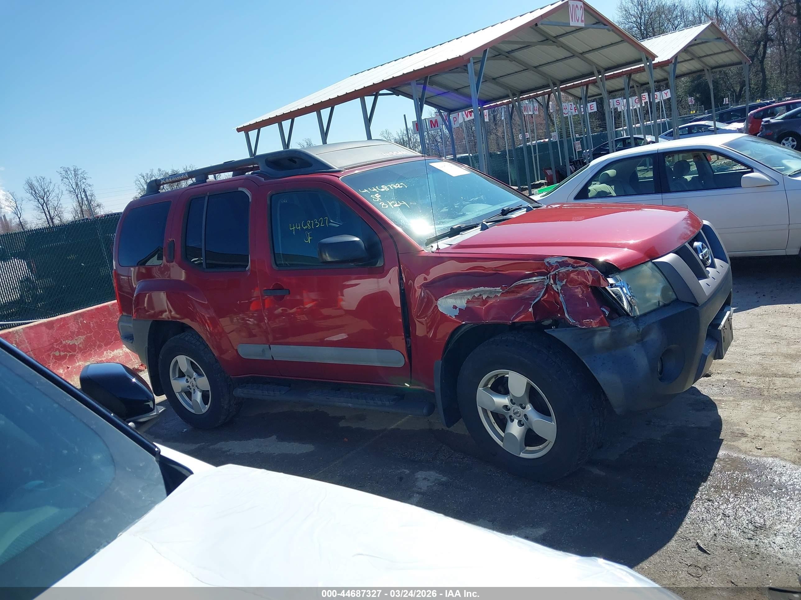 2006 Nissan Xterra Se Red vin: 5N1AN08W66C557822