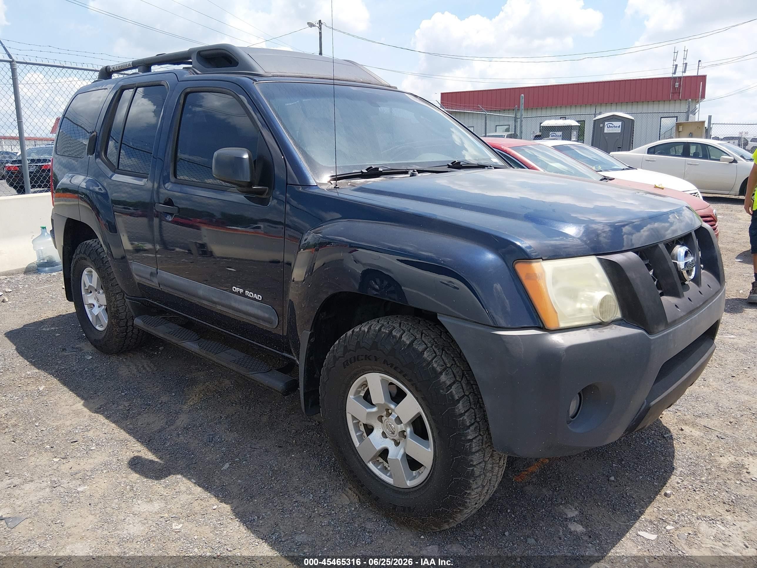 2007 Nissan Xterra Off Road Blue vin: 5N1AN08W67C511943