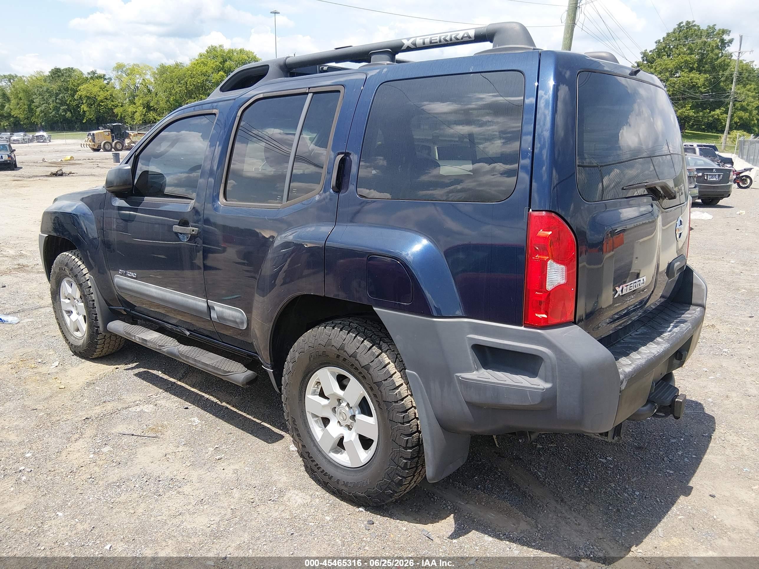2007 Nissan Xterra Off Road Blue vin: 5N1AN08W67C511943