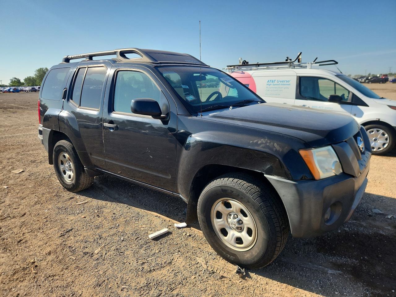 2008 Nissan Xterra X Black vin: 5N1AN08W68C533538