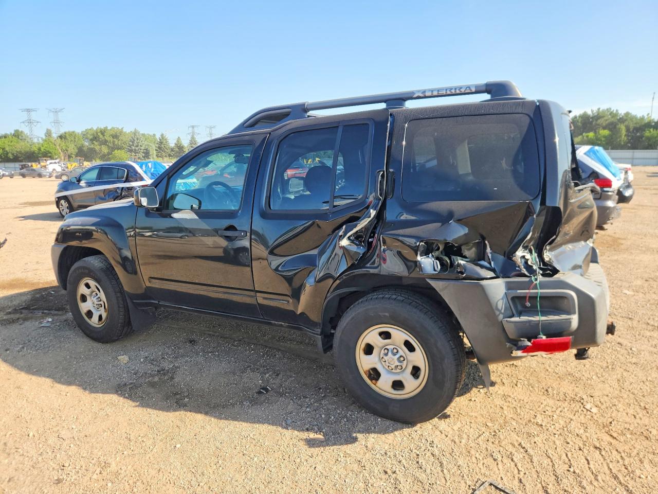 2008 Nissan Xterra X Black vin: 5N1AN08W68C533538