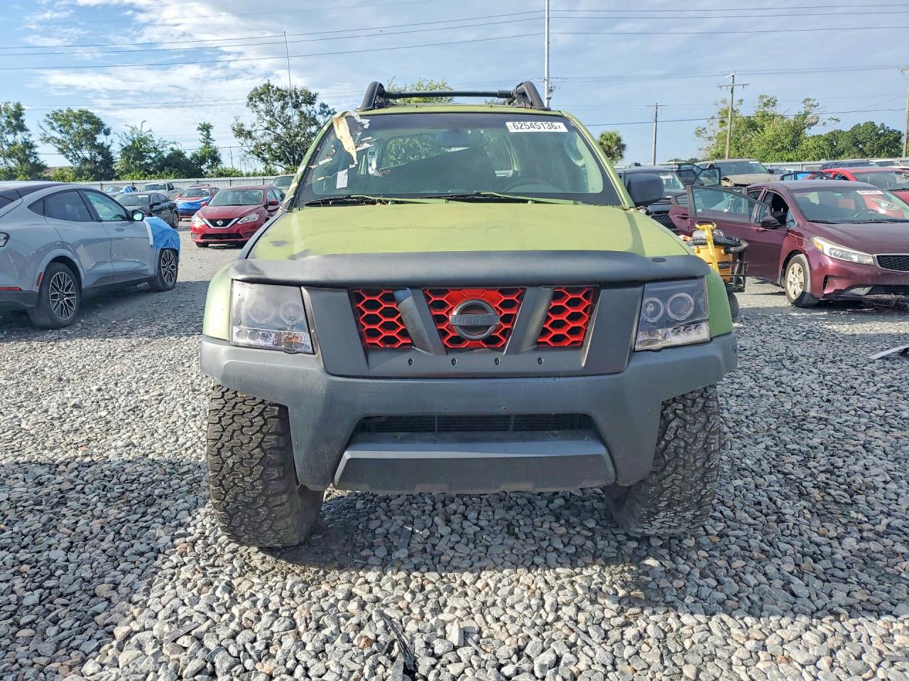 2008 Nissan Xterra X Green vin: 5N1AN08W68C541316