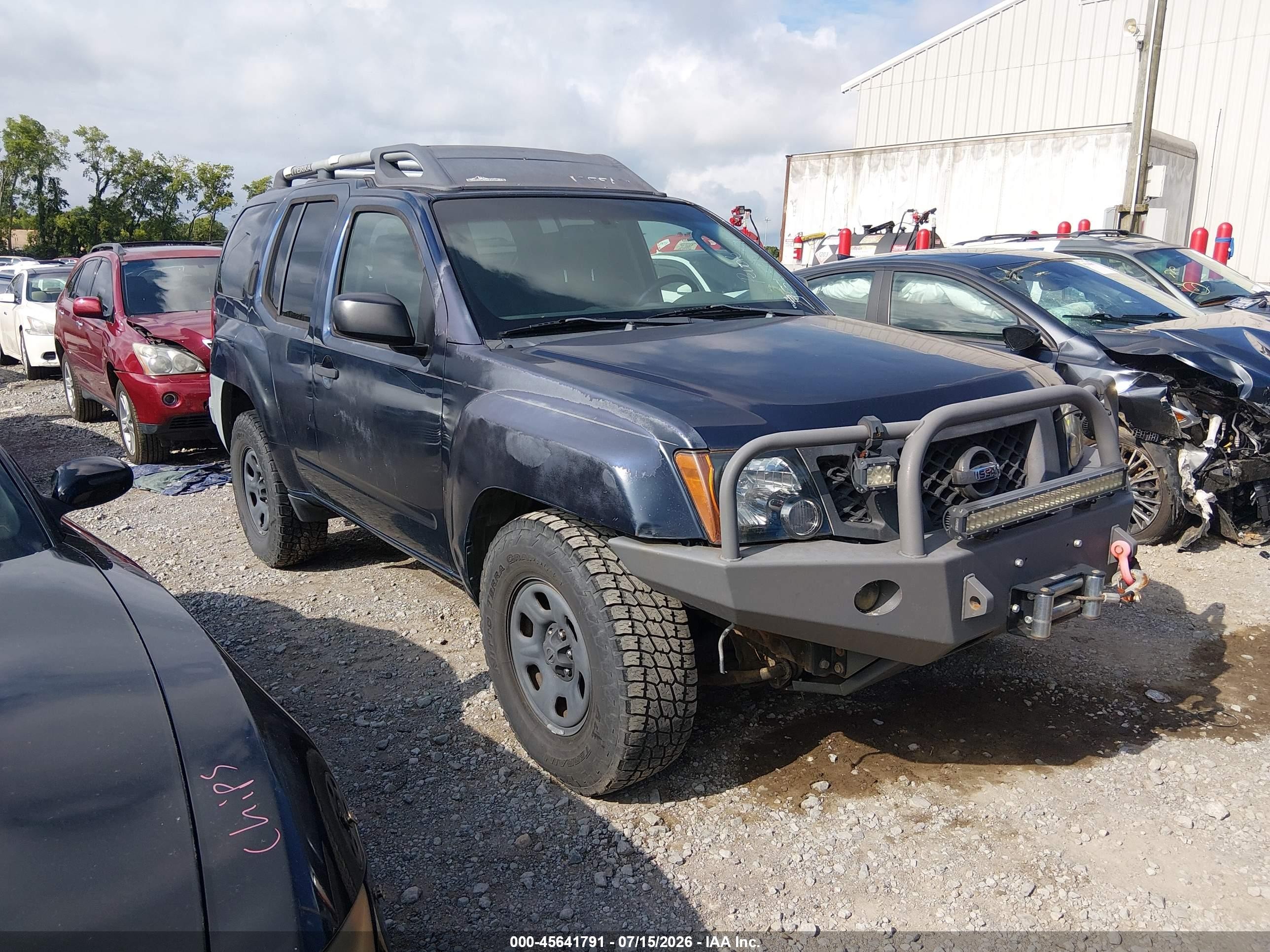 2009 Nissan Xterra X Blue vin: 5N1AN08W69C514943