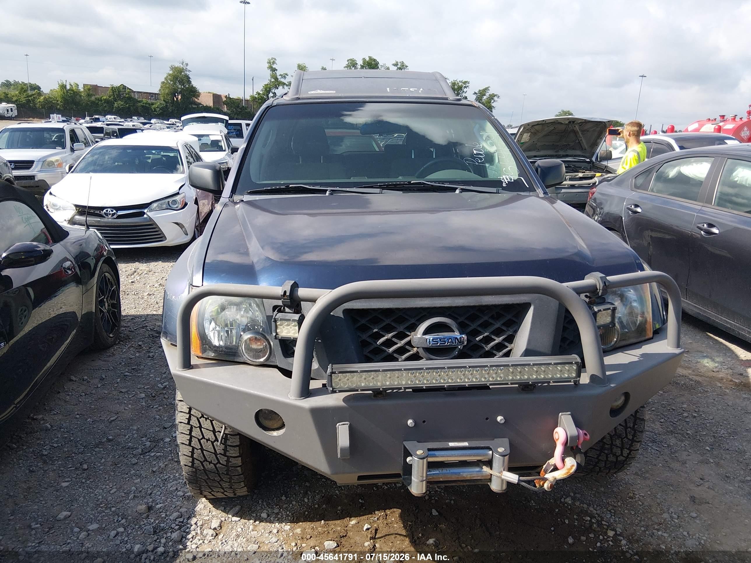 2009 Nissan Xterra X Blue vin: 5N1AN08W69C514943