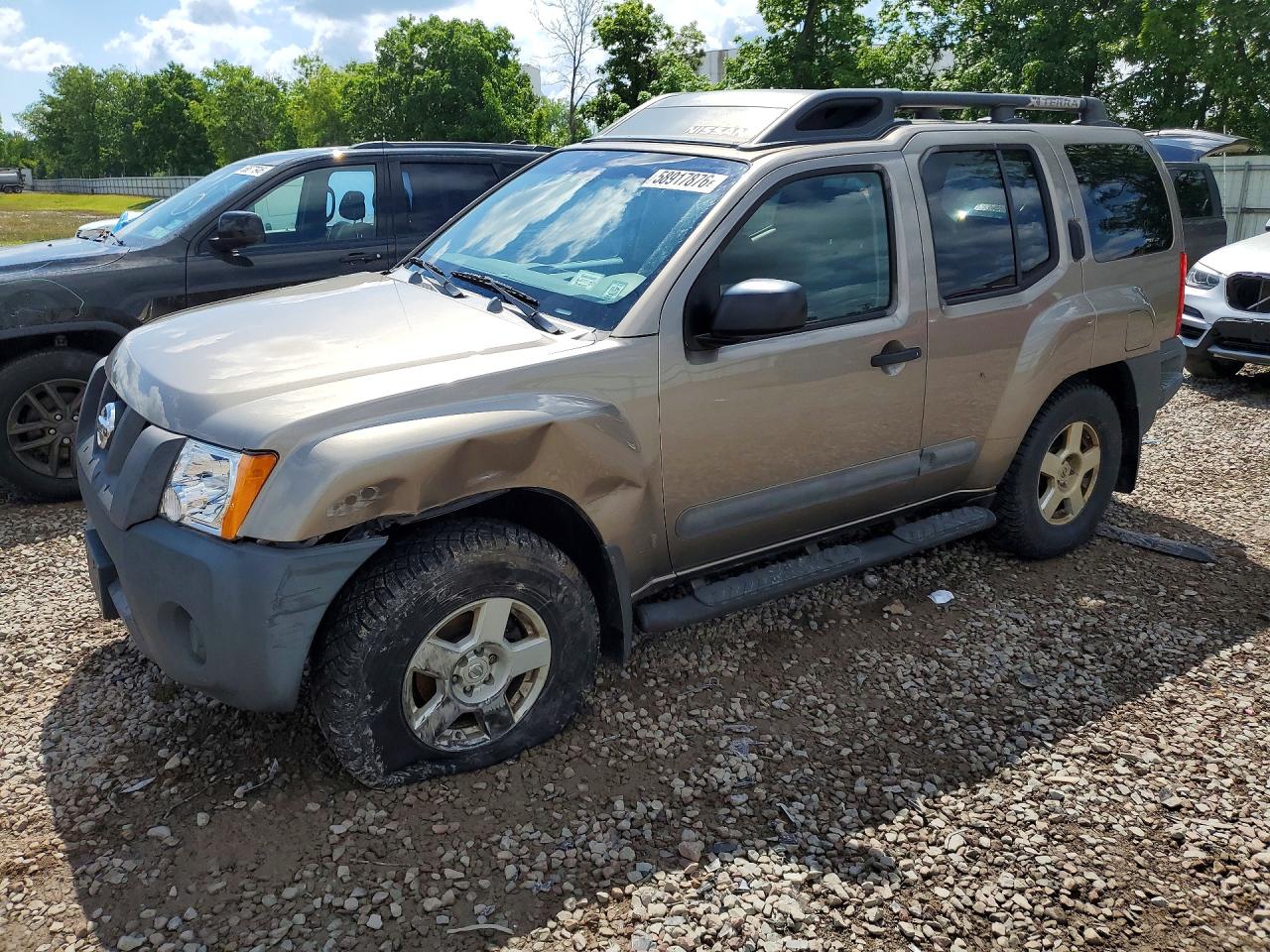 2005 Nissan Xterra Tan vin: 5N1AN08W75C611367