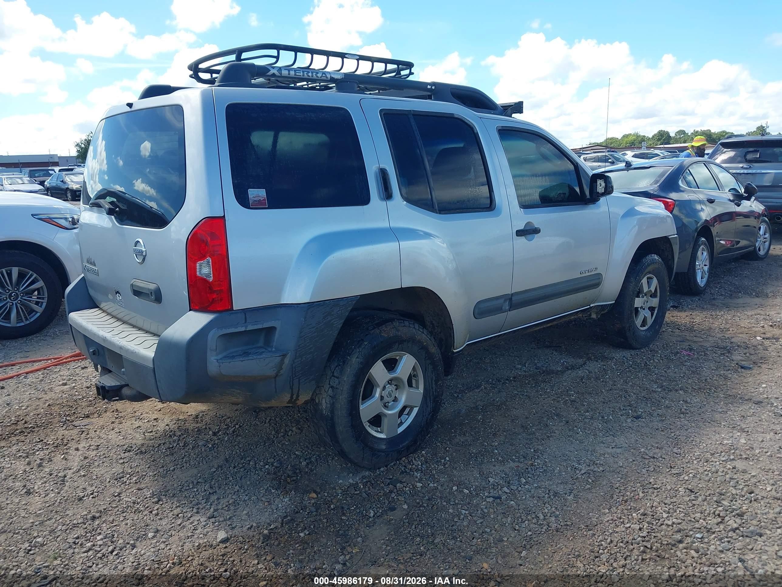 2005 Nissan Xterra Off Road Silver vin: 5N1AN08W75C638567