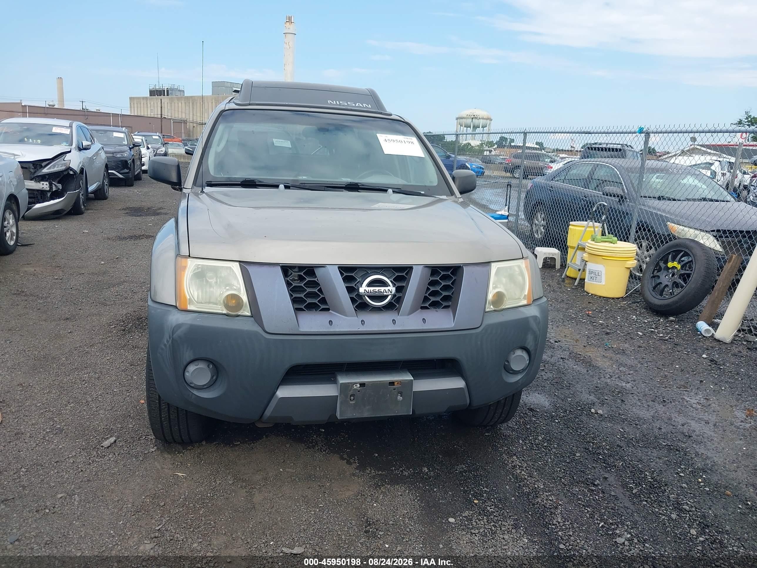 2005 Nissan Xterra S Бежевый vin: 5N1AN08W75C651271