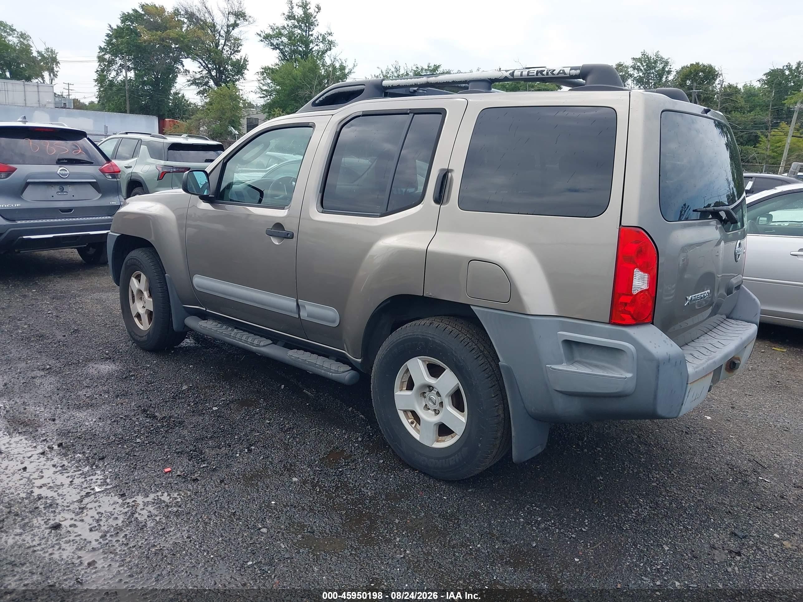 2005 Nissan Xterra S Бежевый vin: 5N1AN08W75C651271
