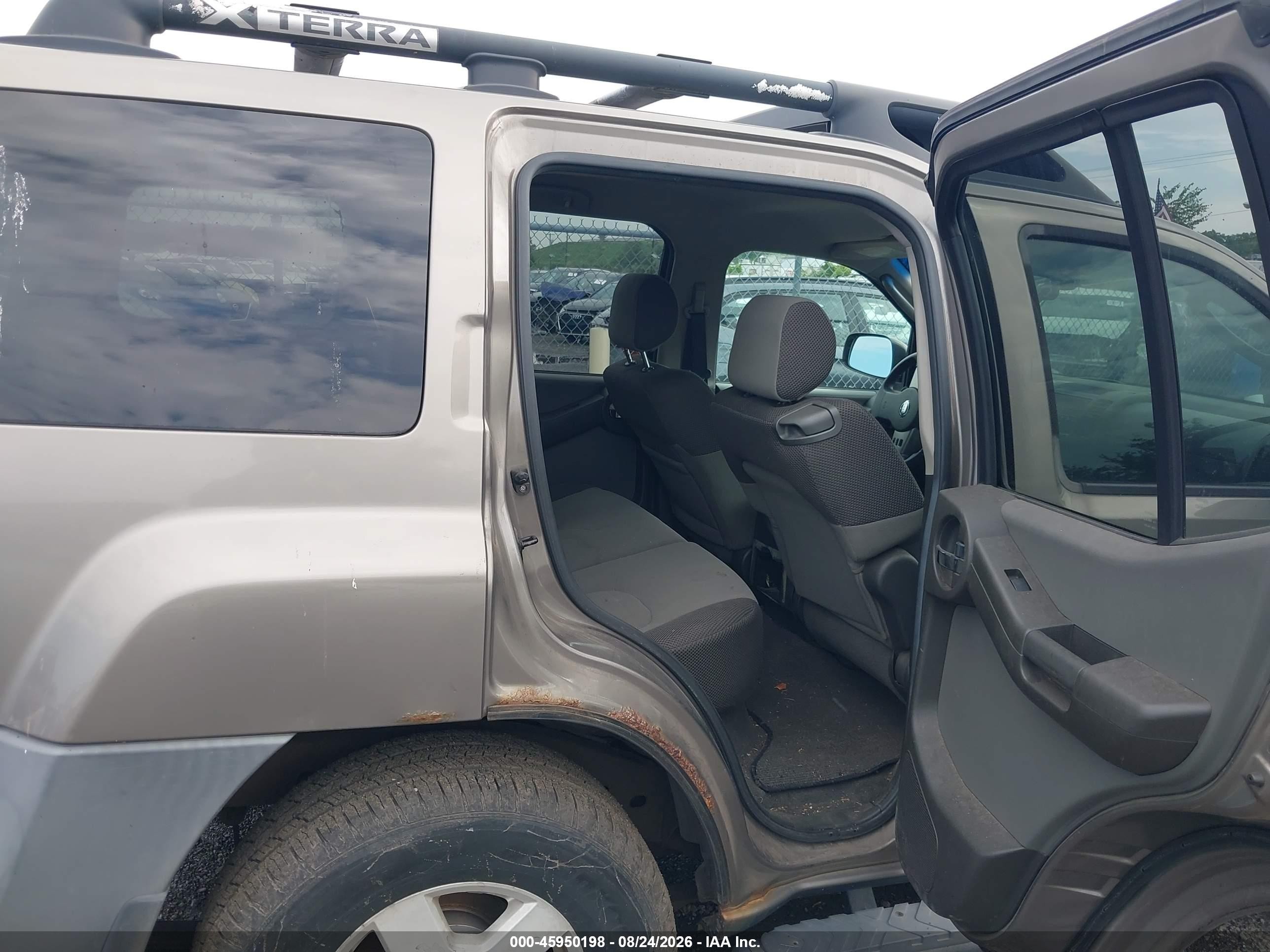 2005 Nissan Xterra S Бежевый vin: 5N1AN08W75C651271