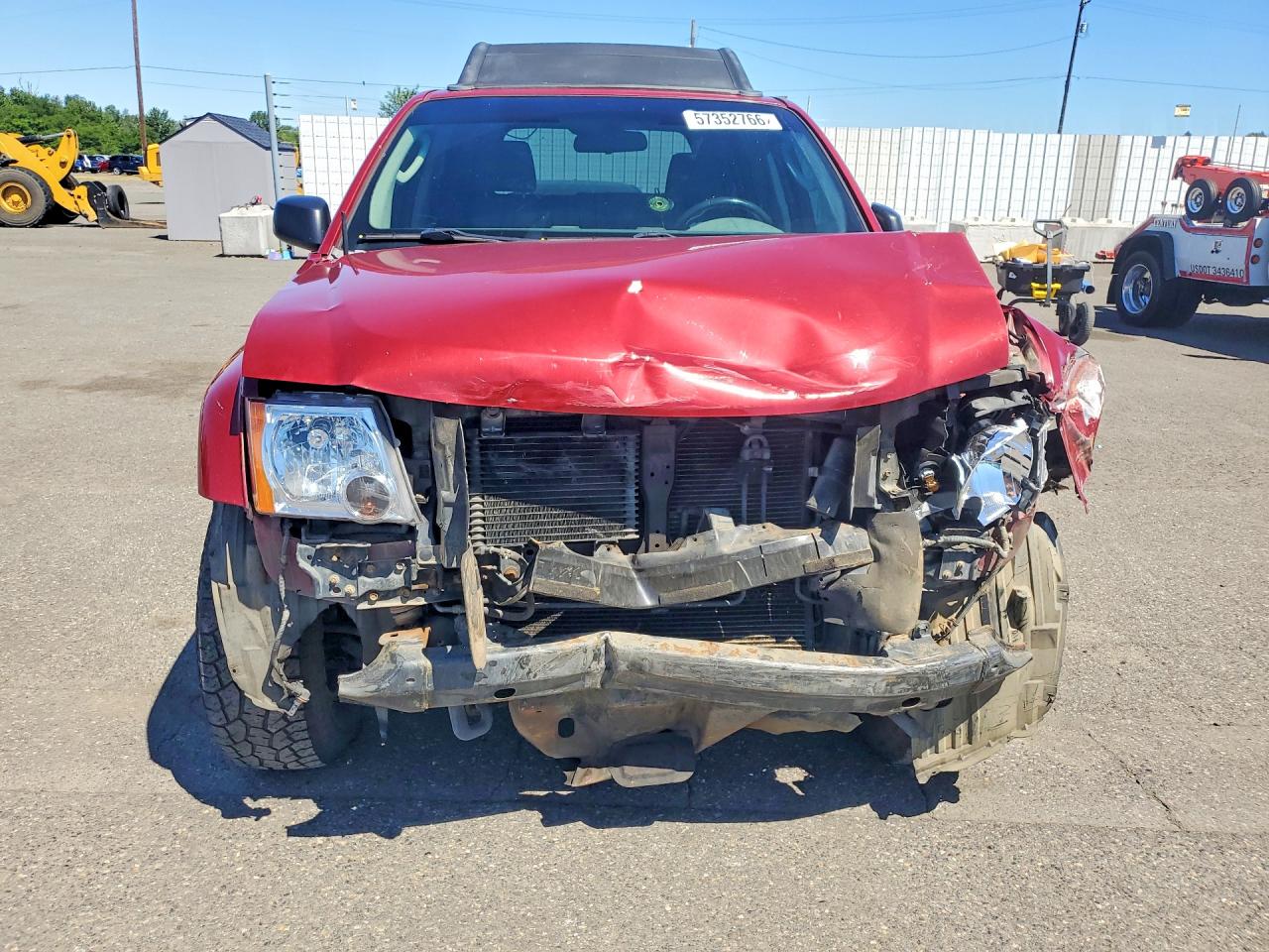 2007 Nissan Xterra X Red vin: 5N1AN08W77C521770