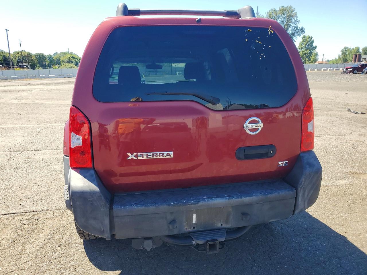 2007 Nissan Xterra X Red vin: 5N1AN08W77C521770