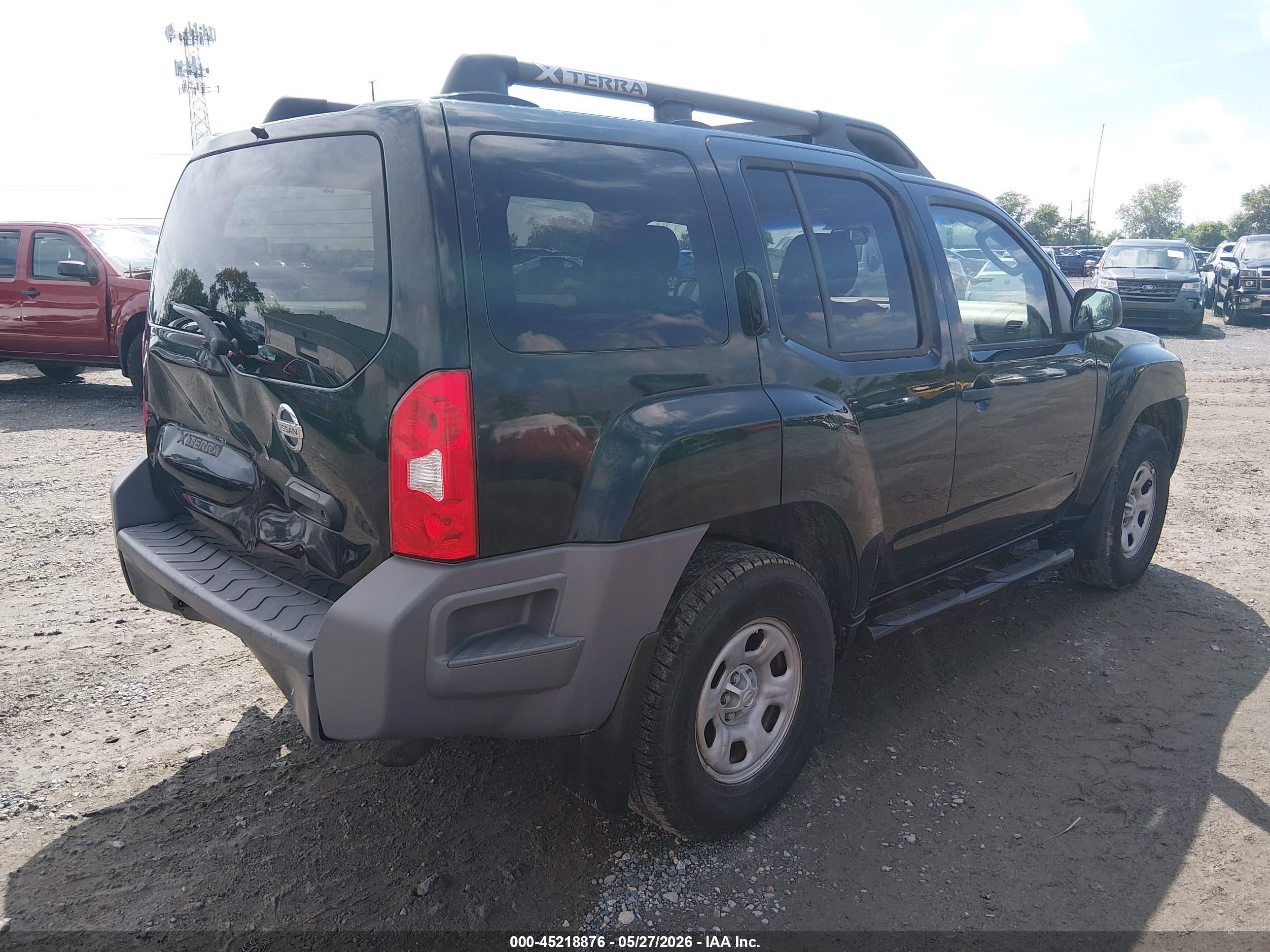 2007 Nissan Xterra X Black vin: 5N1AN08W77C547656