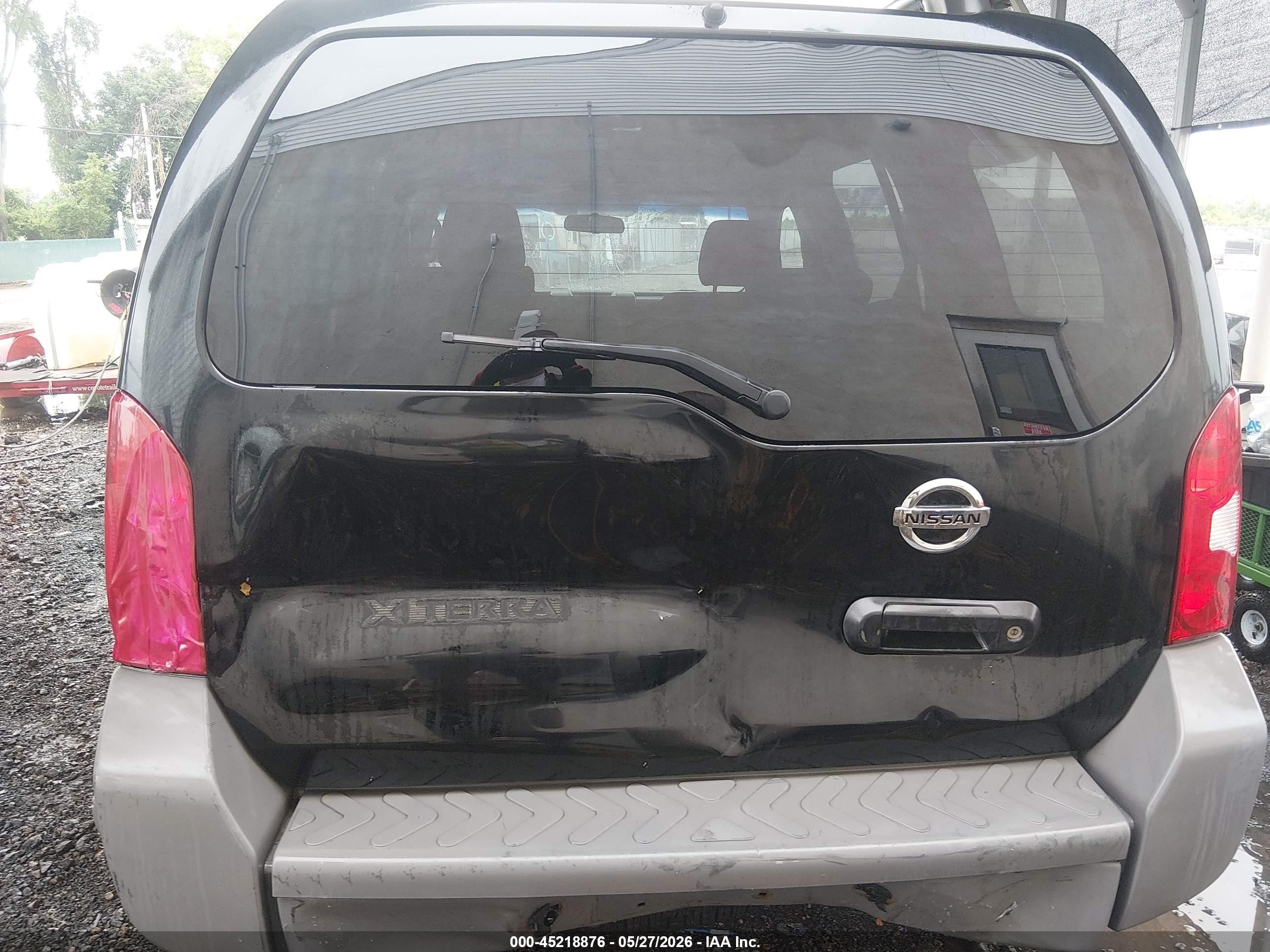 2007 Nissan Xterra X Black vin: 5N1AN08W77C547656