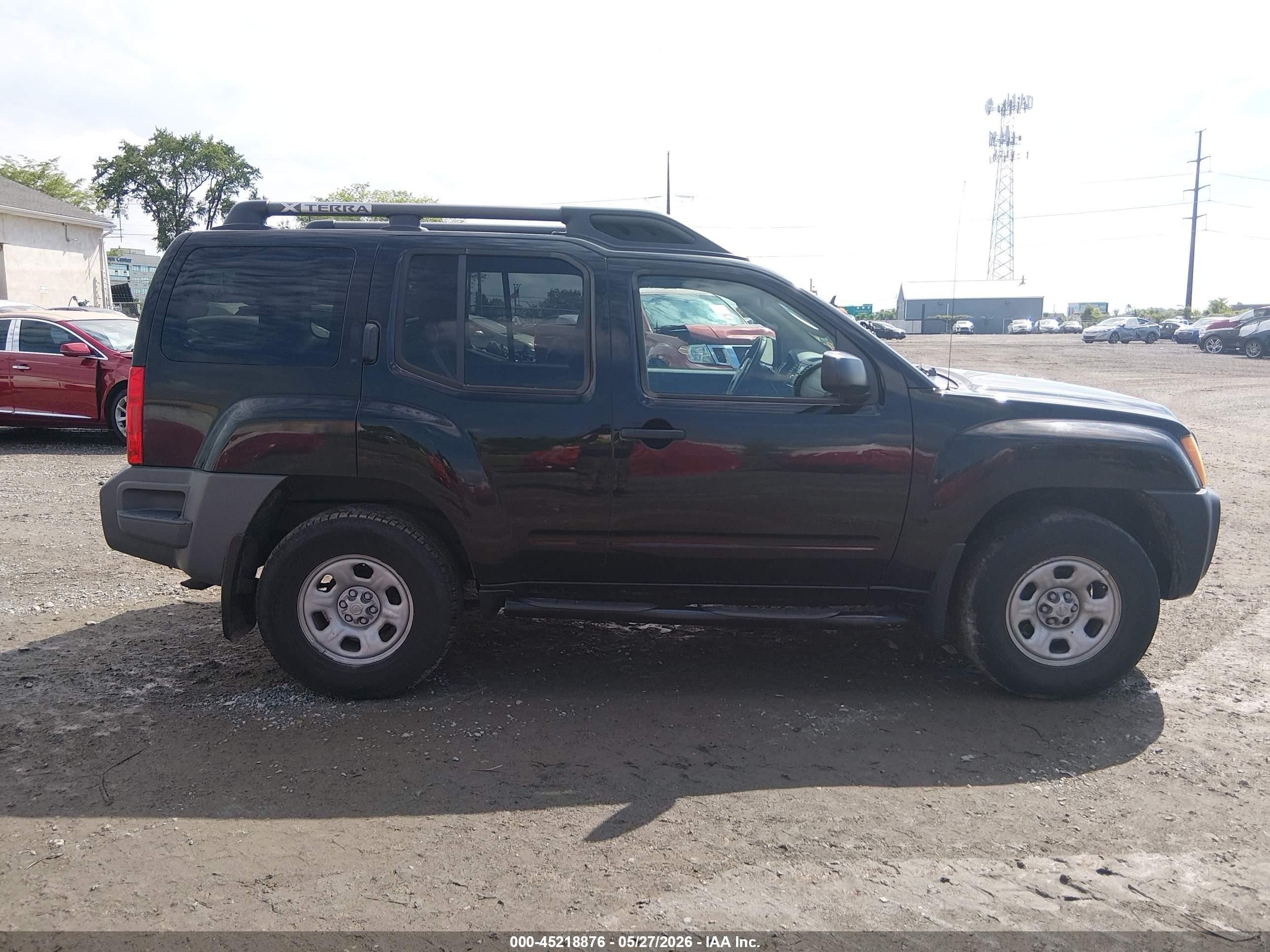 2007 Nissan Xterra X Black vin: 5N1AN08W77C547656