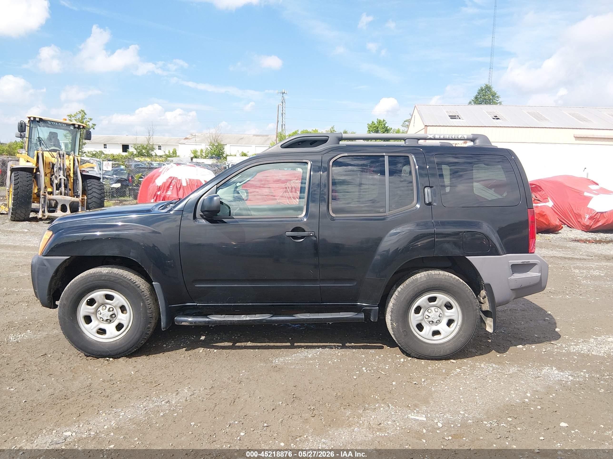 2007 Nissan Xterra X Black vin: 5N1AN08W77C547656