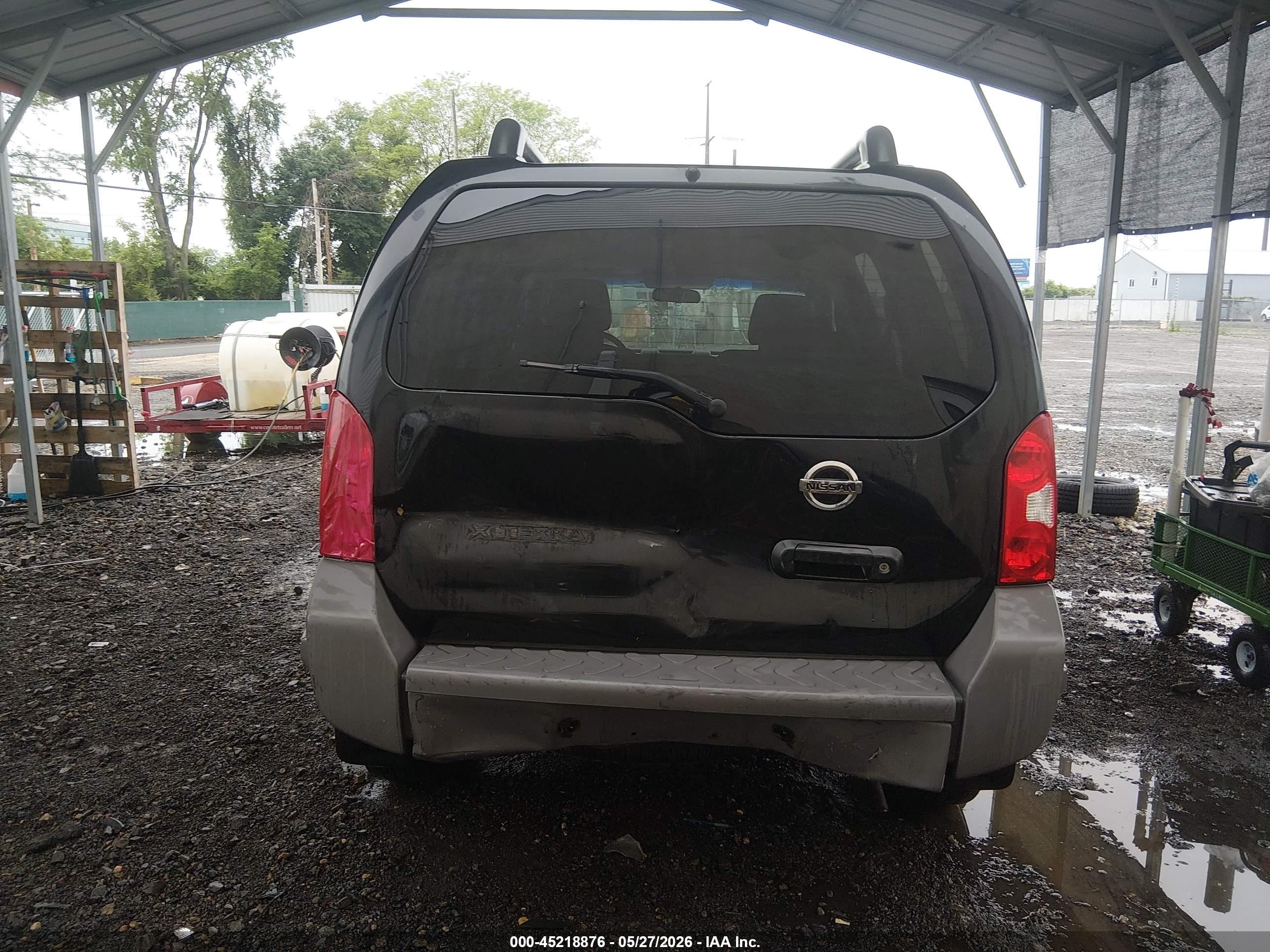 2007 Nissan Xterra X Black vin: 5N1AN08W77C547656