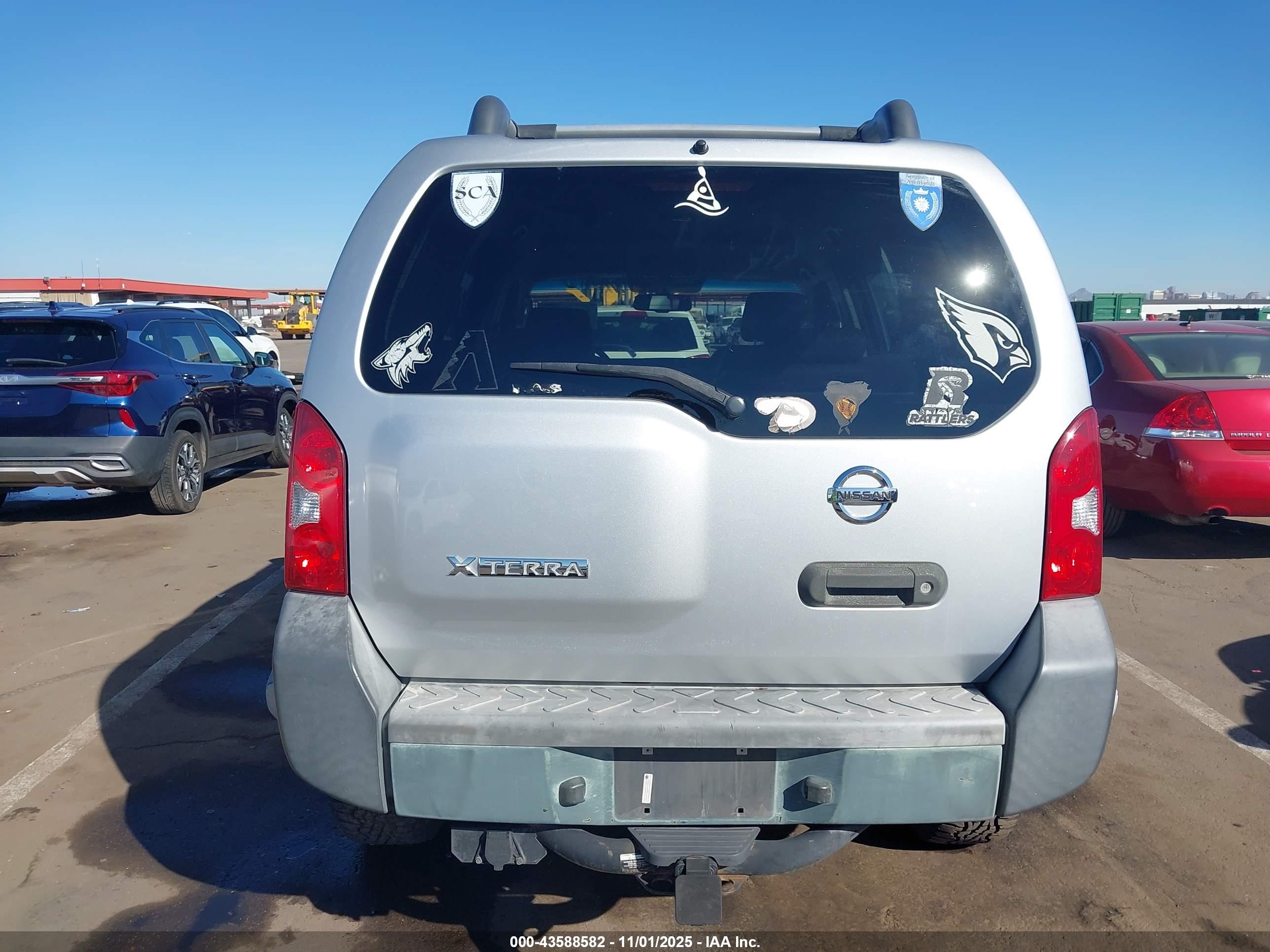 2008 Nissan Xterra Off Road Серебряный vin: 5N1AN08W78C532883