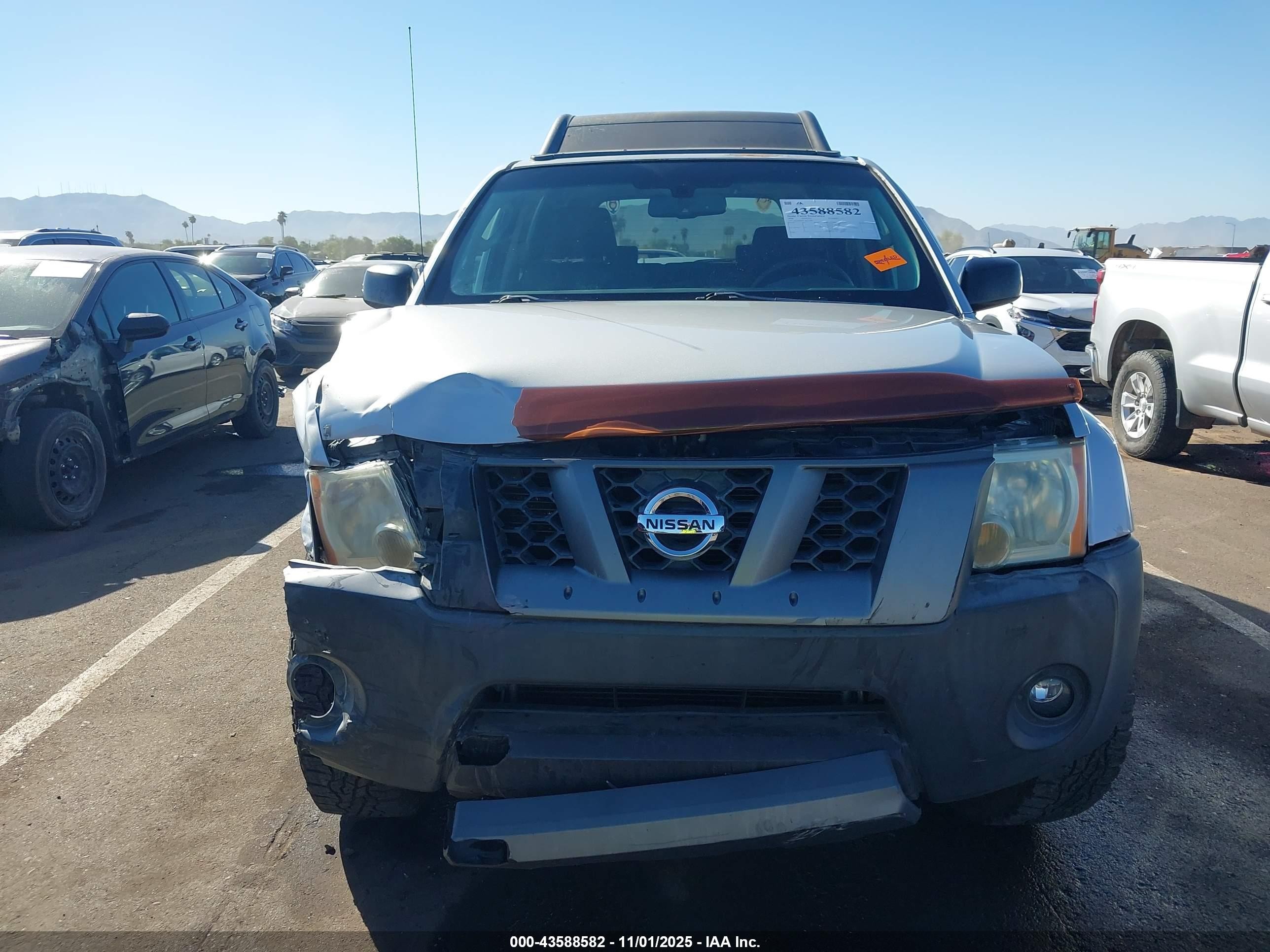 2008 Nissan Xterra Off Road Серебряный vin: 5N1AN08W78C532883