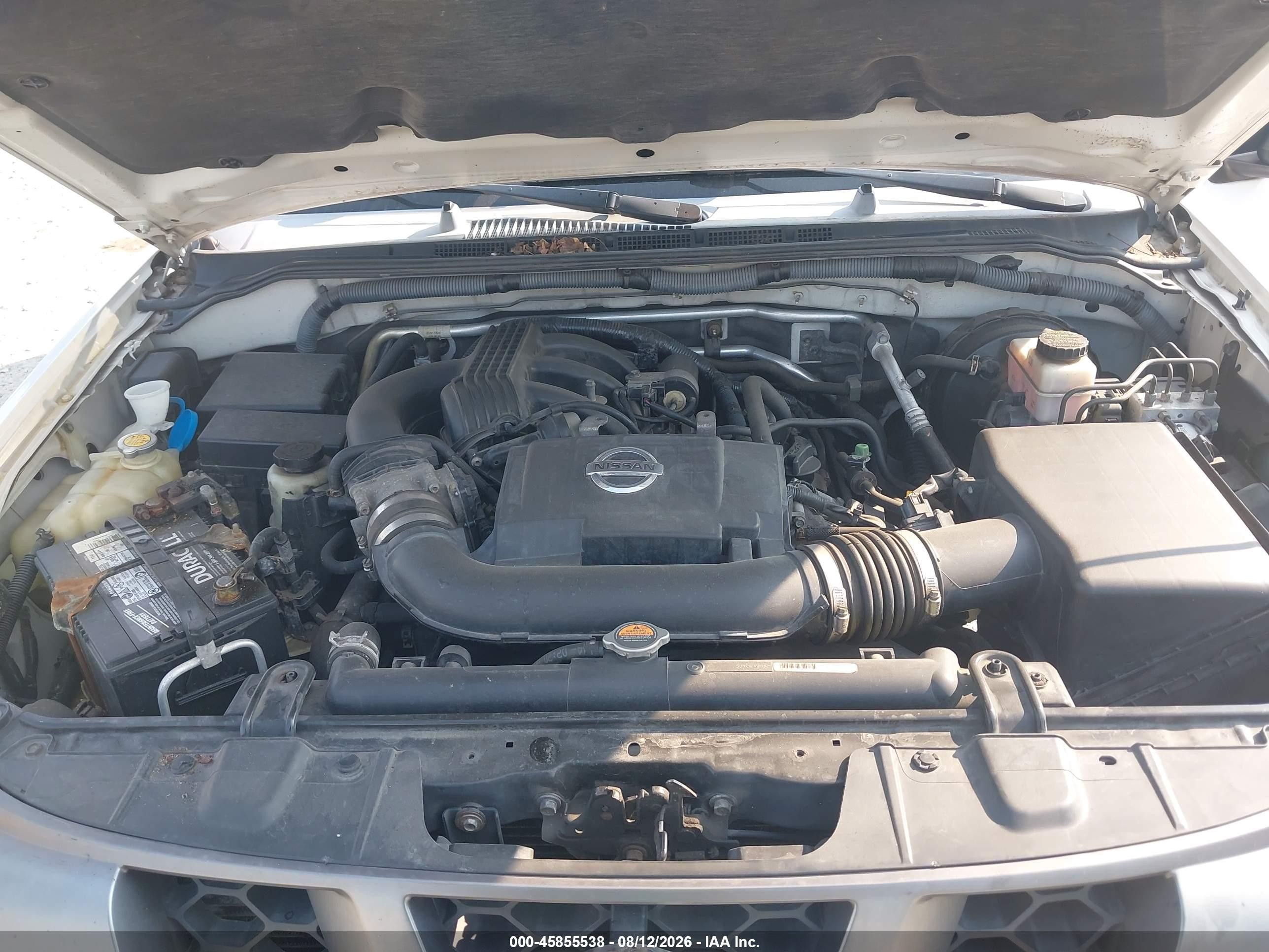 2008 Nissan Xterra X White vin: 5N1AN08W78C539221