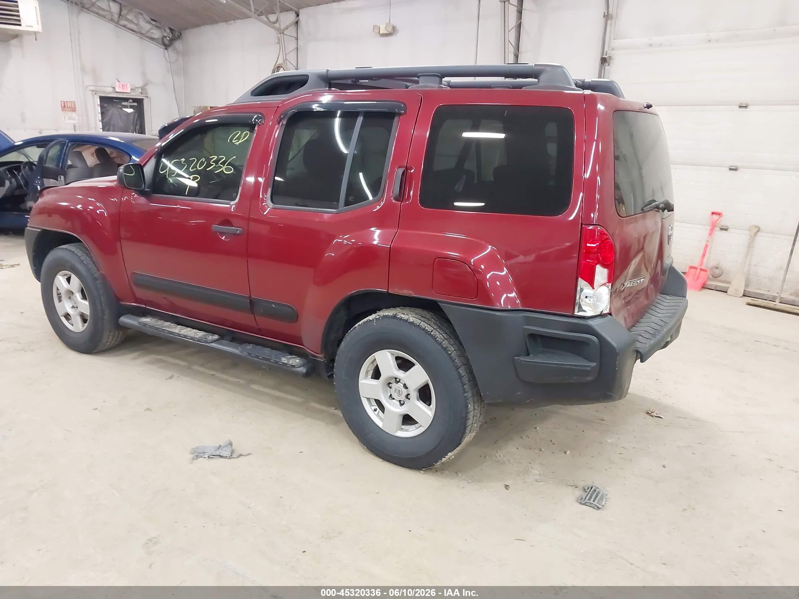 2005 Nissan Xterra S Red vin: 5N1AN08W85C611362