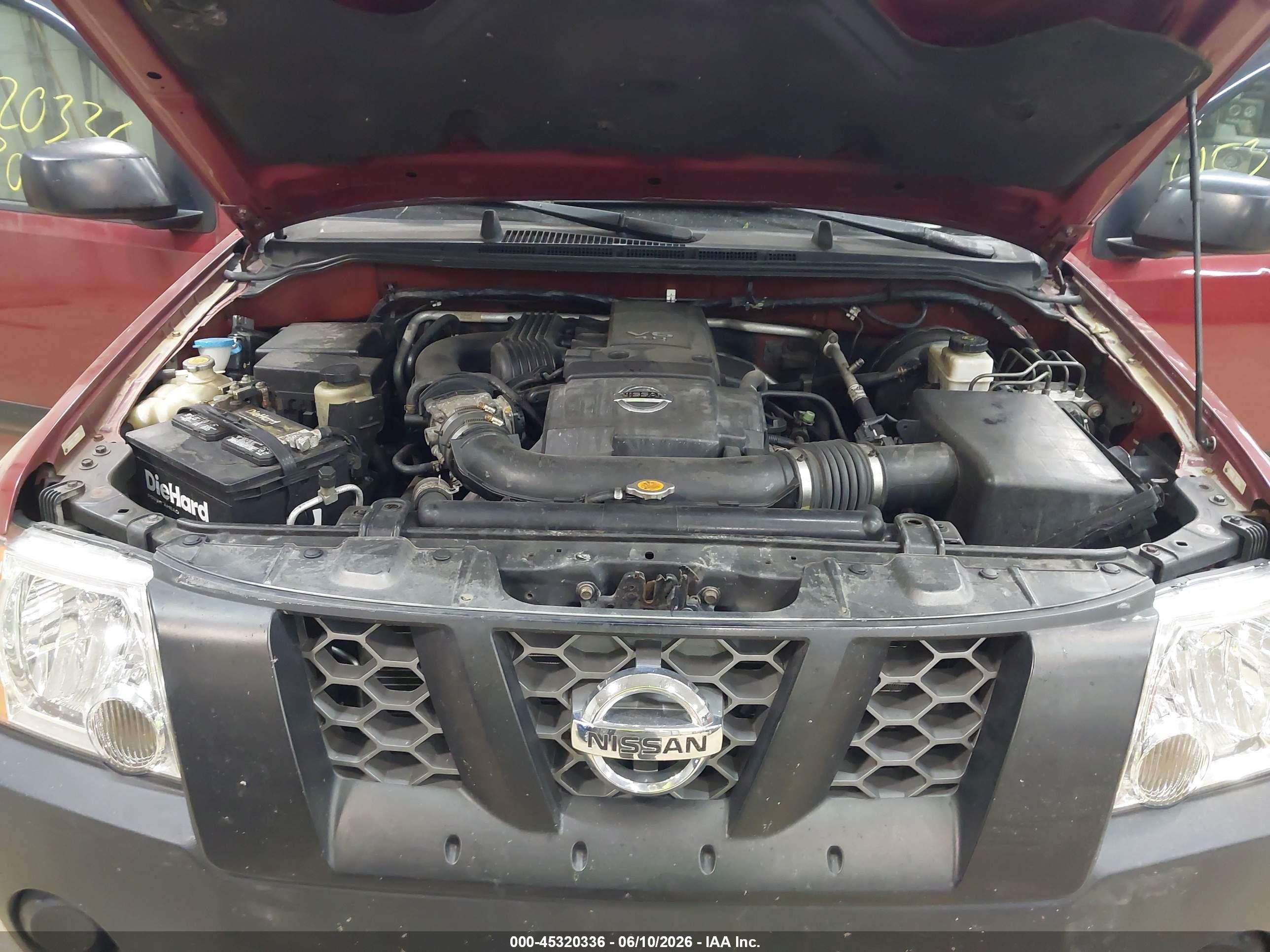 2005 Nissan Xterra S Red vin: 5N1AN08W85C611362