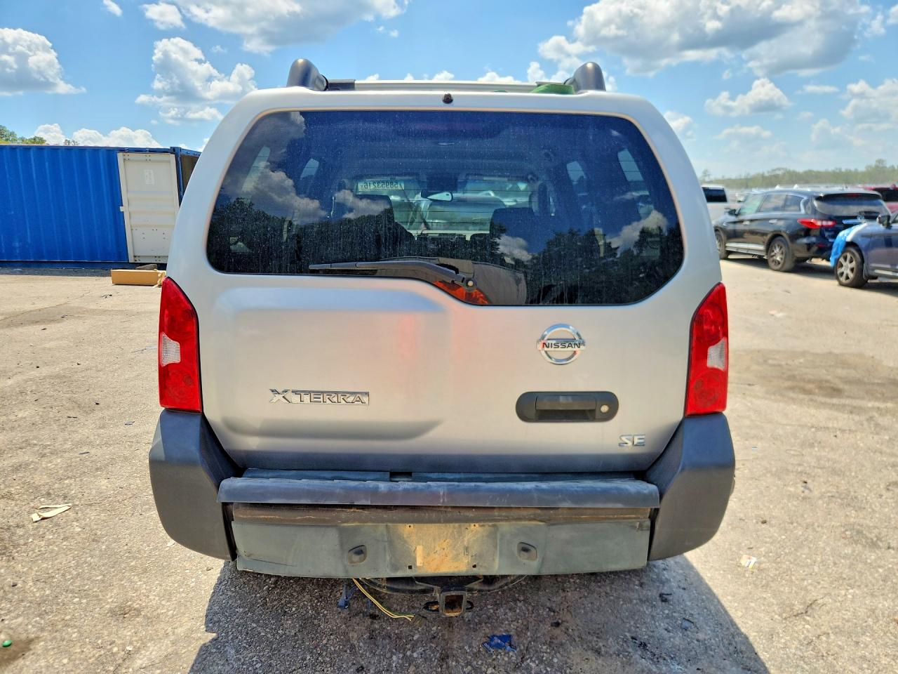 2005 Nissan Xterra S Silver vin: 5N1AN08W85C641901