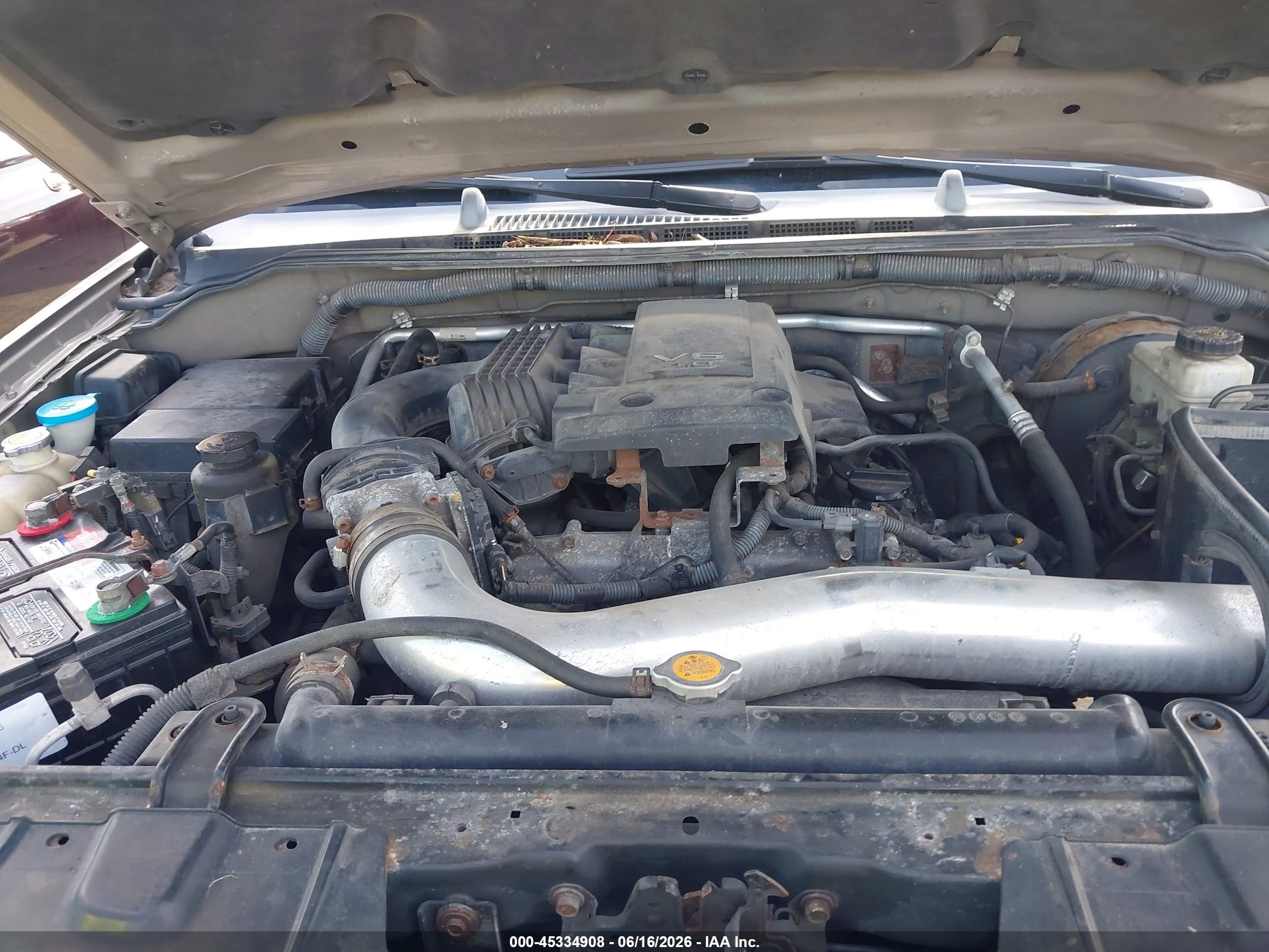 2006 Nissan Xterra S Gray vin: 5N1AN08W86C534249