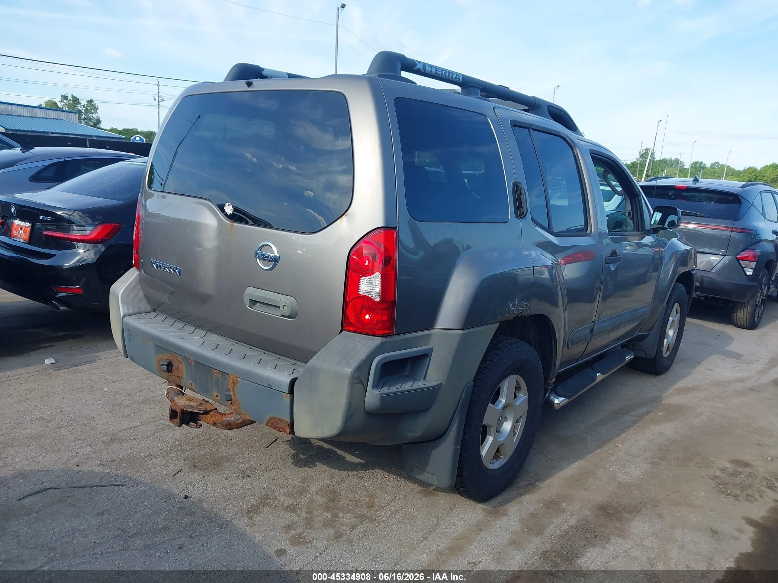 2006 Nissan Xterra S Gray vin: 5N1AN08W86C534249