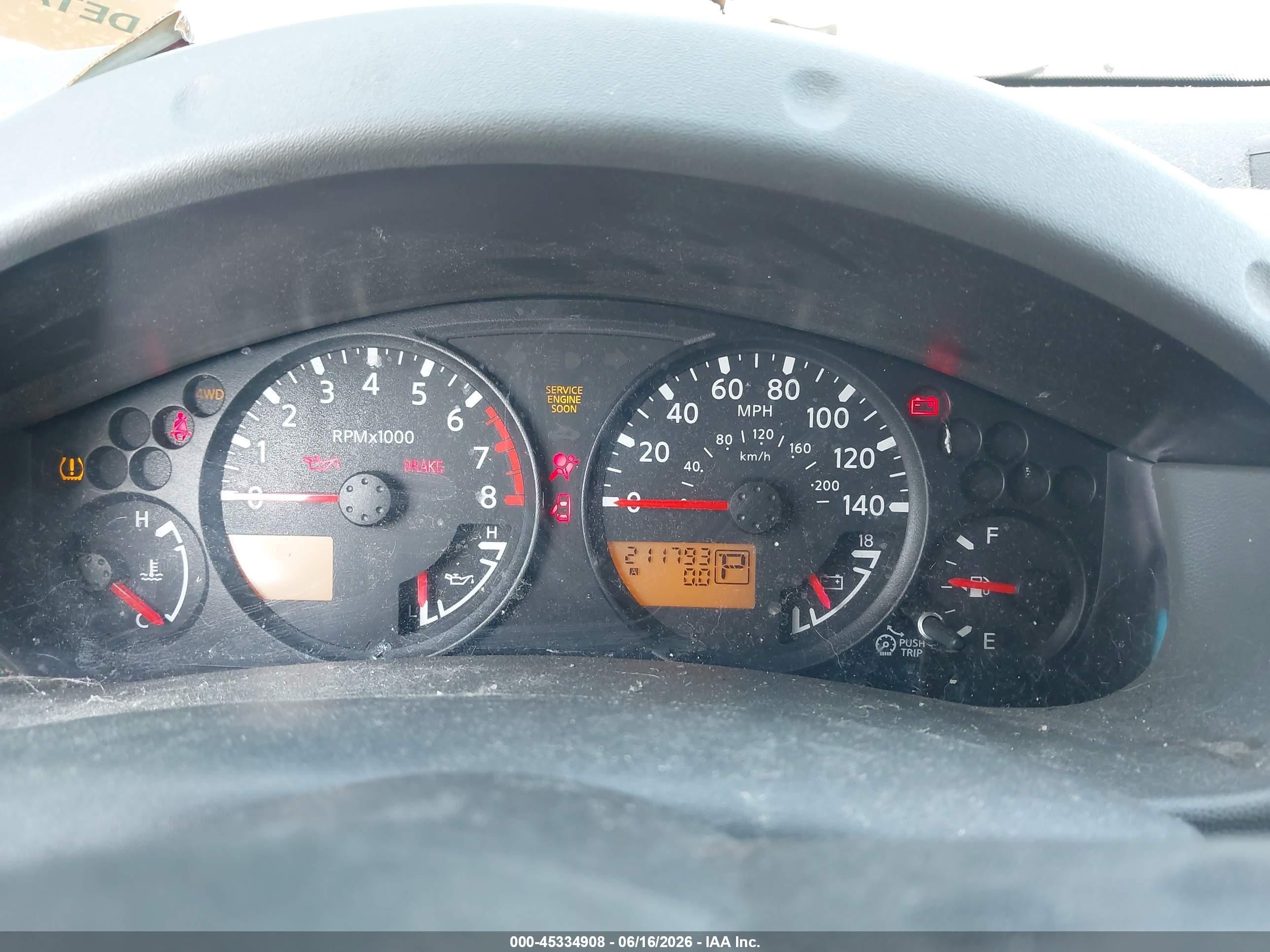2006 Nissan Xterra S Gray vin: 5N1AN08W86C534249