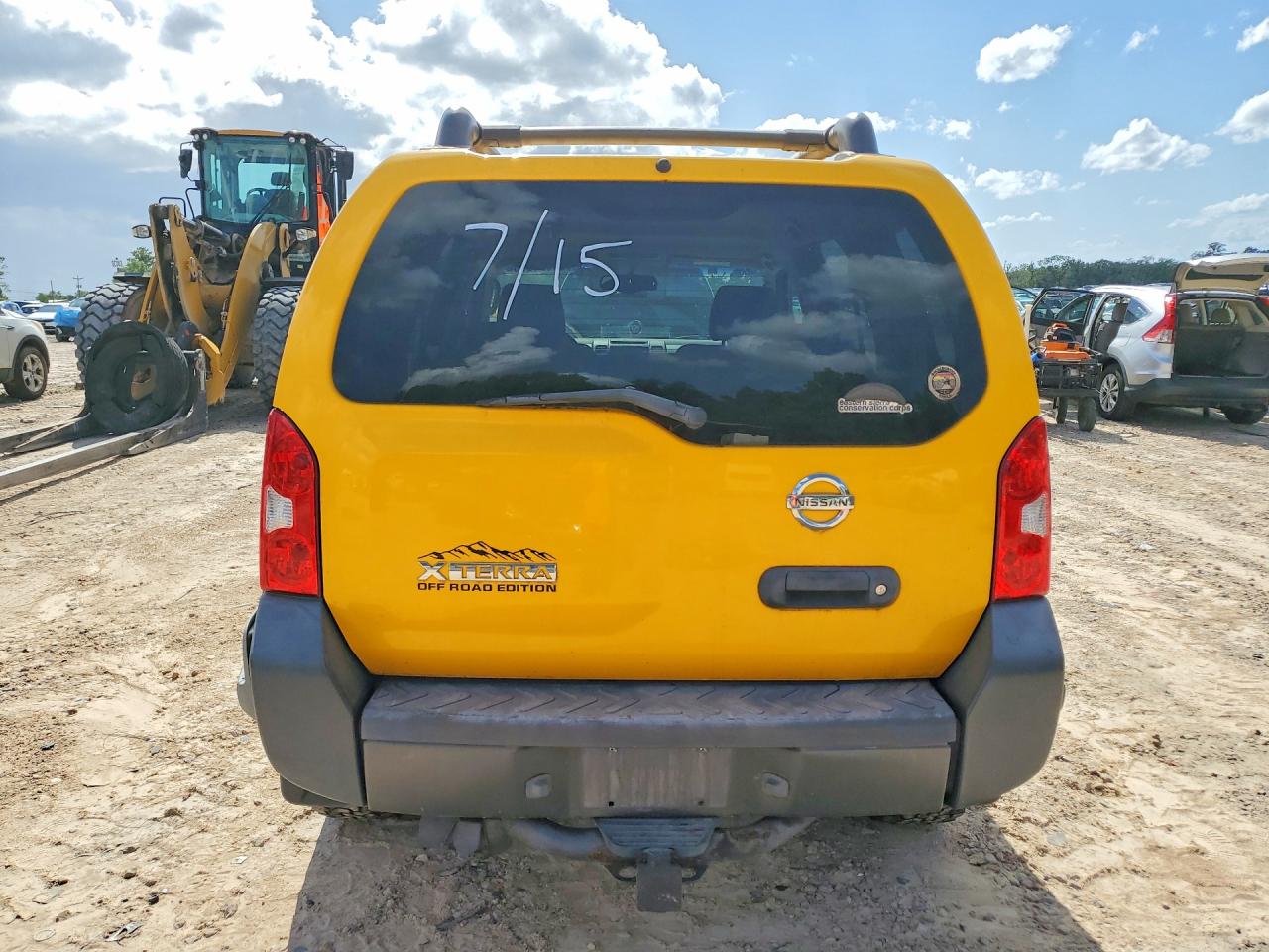 2006 Nissan Xterra X Желтый vin: 5N1AN08W86C549978