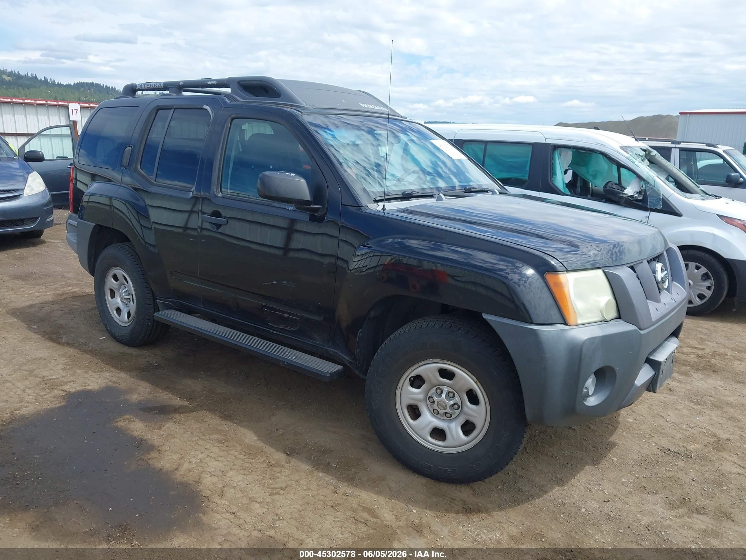 2006 Nissan Xterra X Black vin: 5N1AN08W86C556865