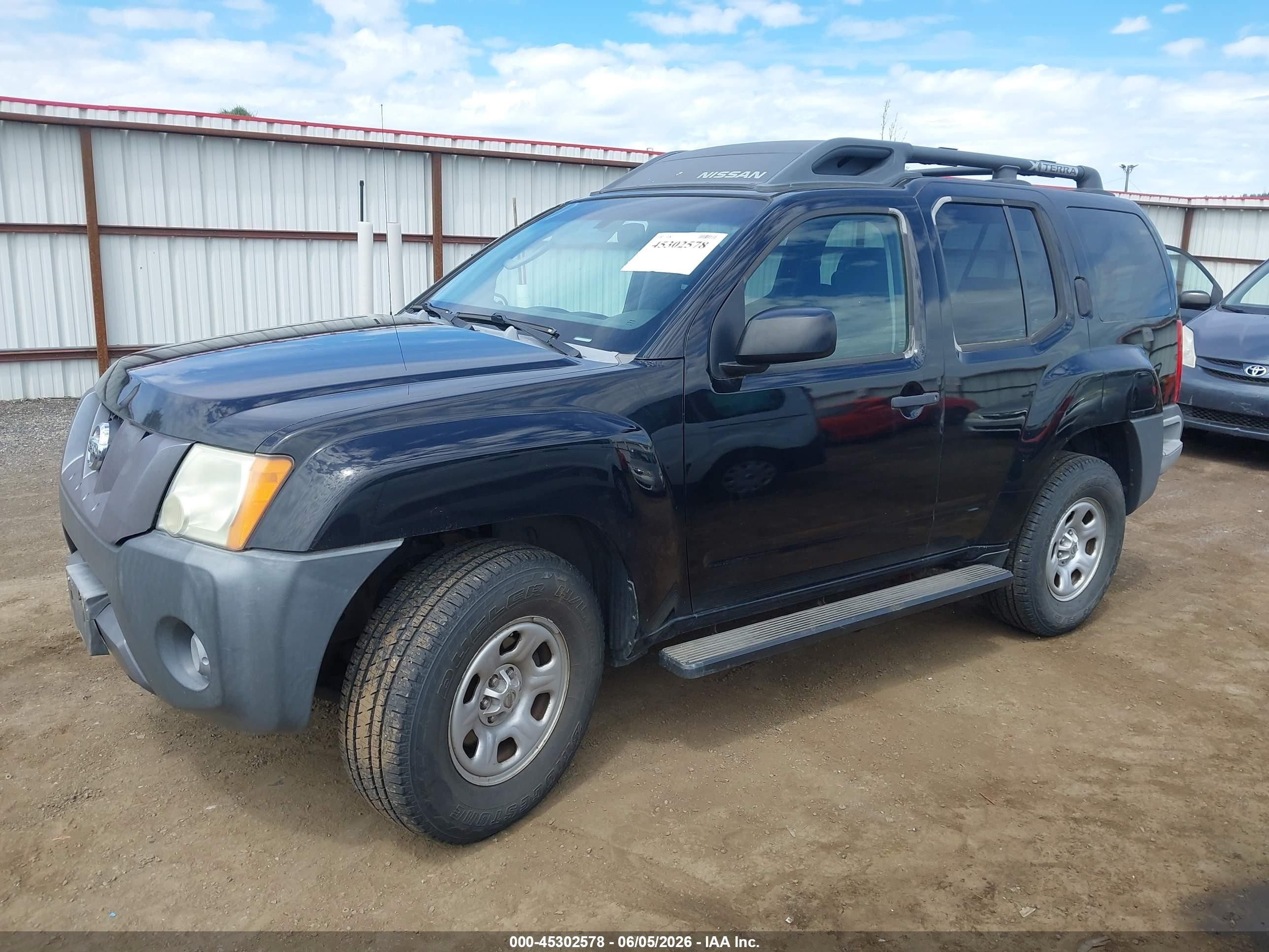 2006 Nissan Xterra X Black vin: 5N1AN08W86C556865