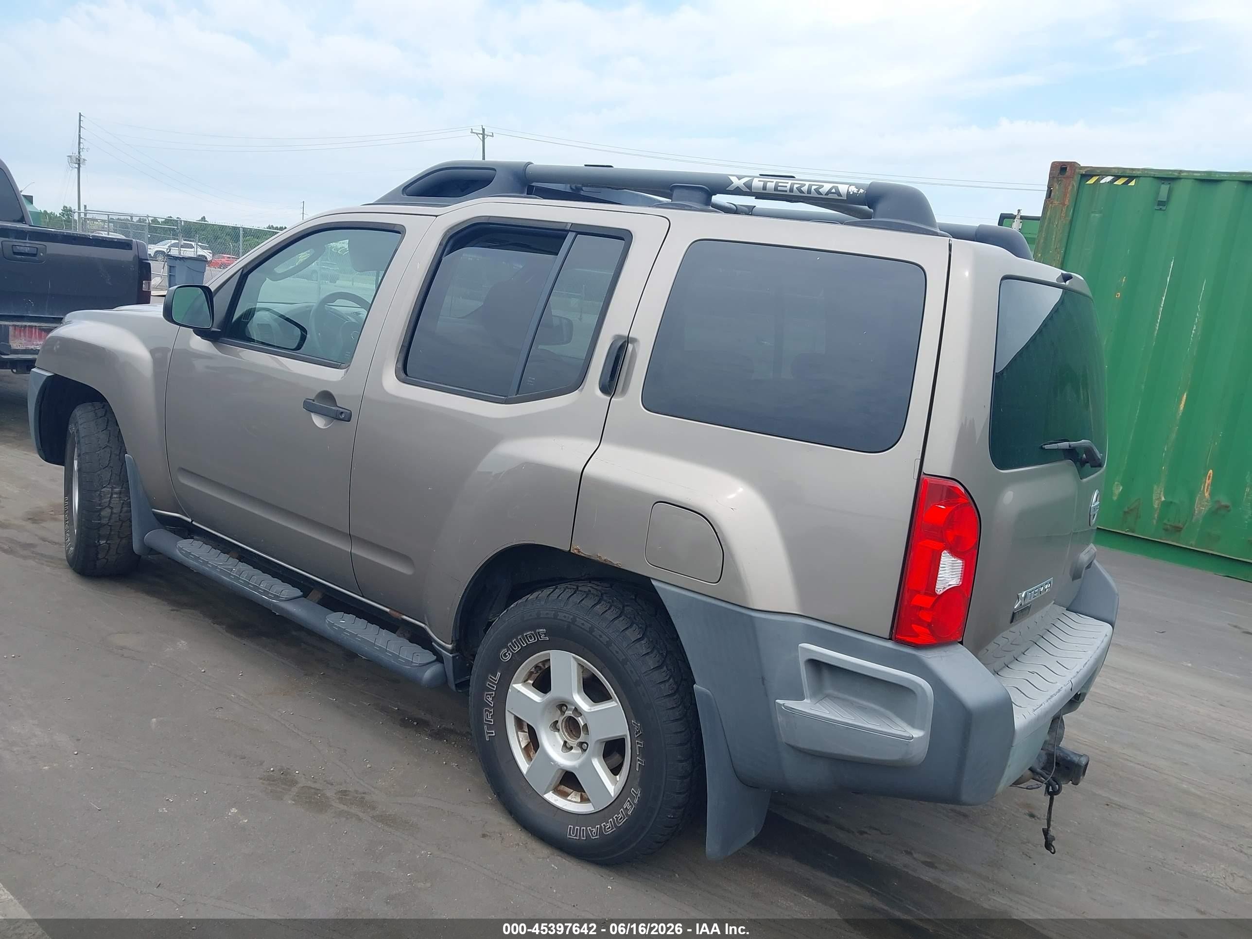 2007 Nissan Xterra S Champagne vin: 5N1AN08W87C523978