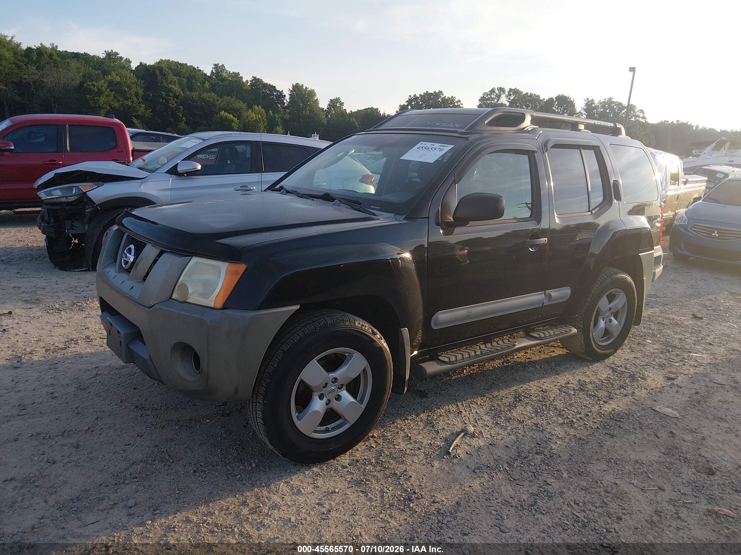 2007 Nissan Xterra Se Черный vin: 5N1AN08W87C543650