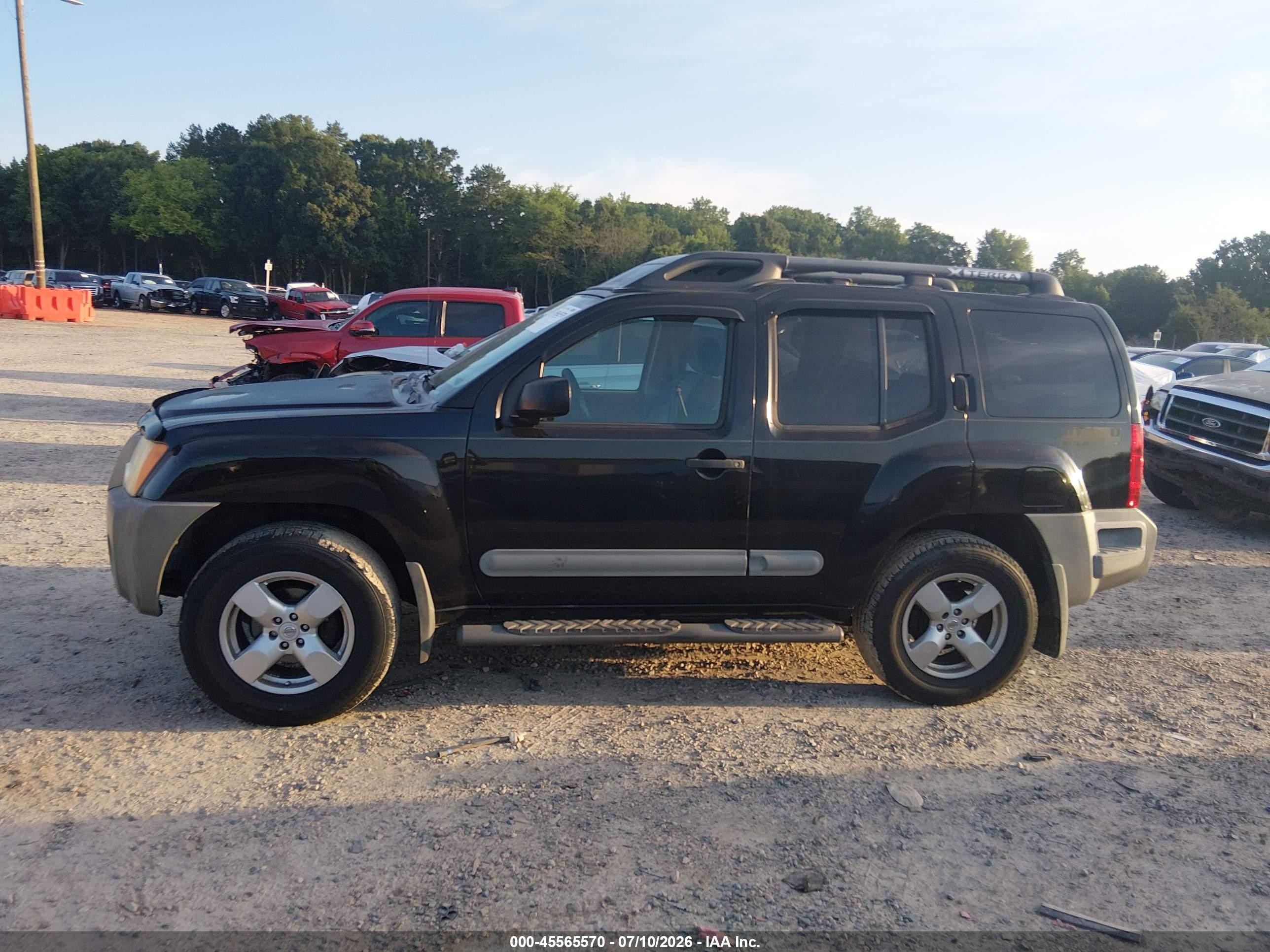 2007 Nissan Xterra Se Черный vin: 5N1AN08W87C543650