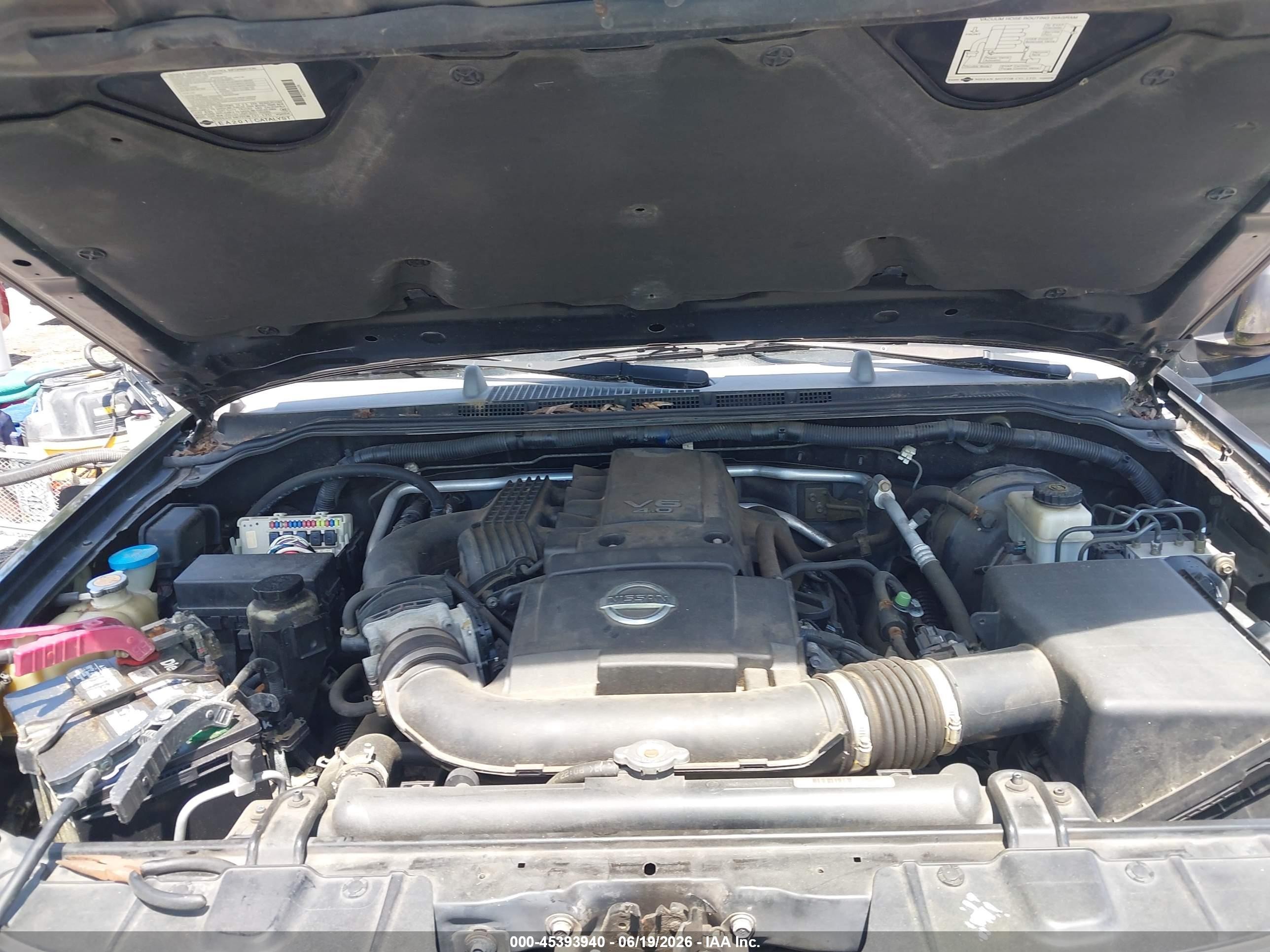 2005 Nissan Xterra S Black vin: 5N1AN08W95C626310