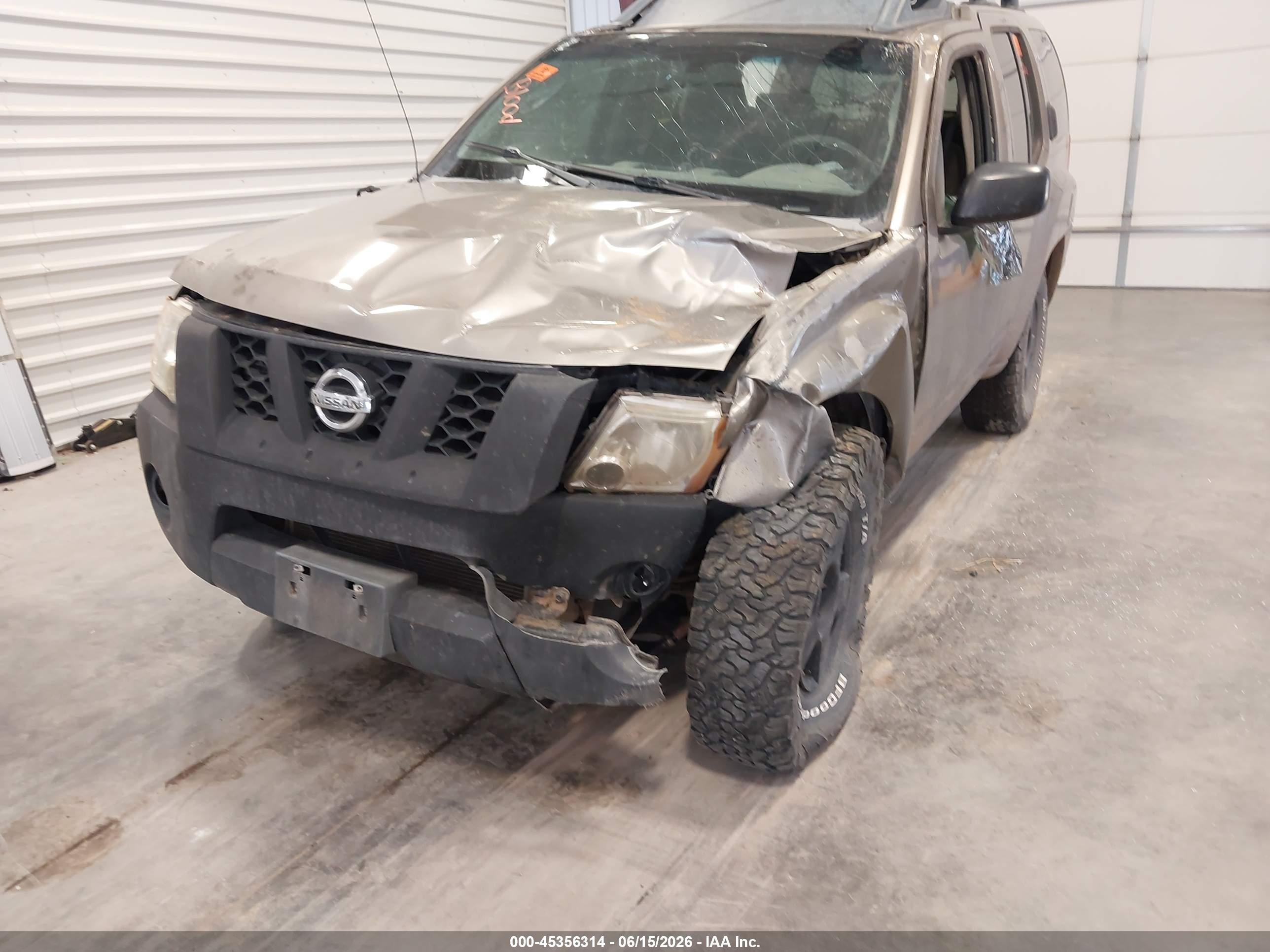 2005 Nissan Xterra S Tan vin: 5N1AN08W95C639168