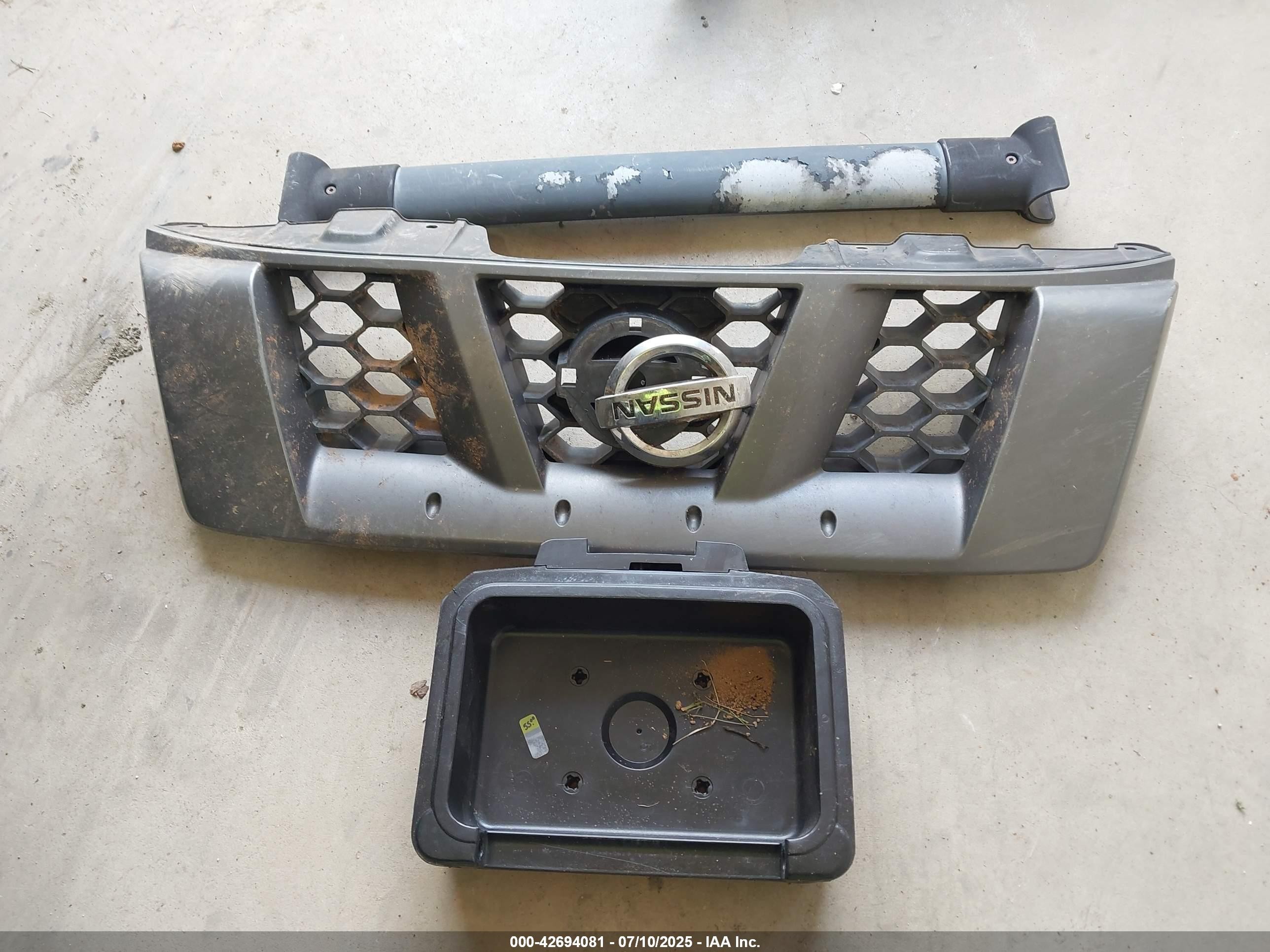 2006 Nissan Xterra S Gray vin: 5N1AN08W96C519565