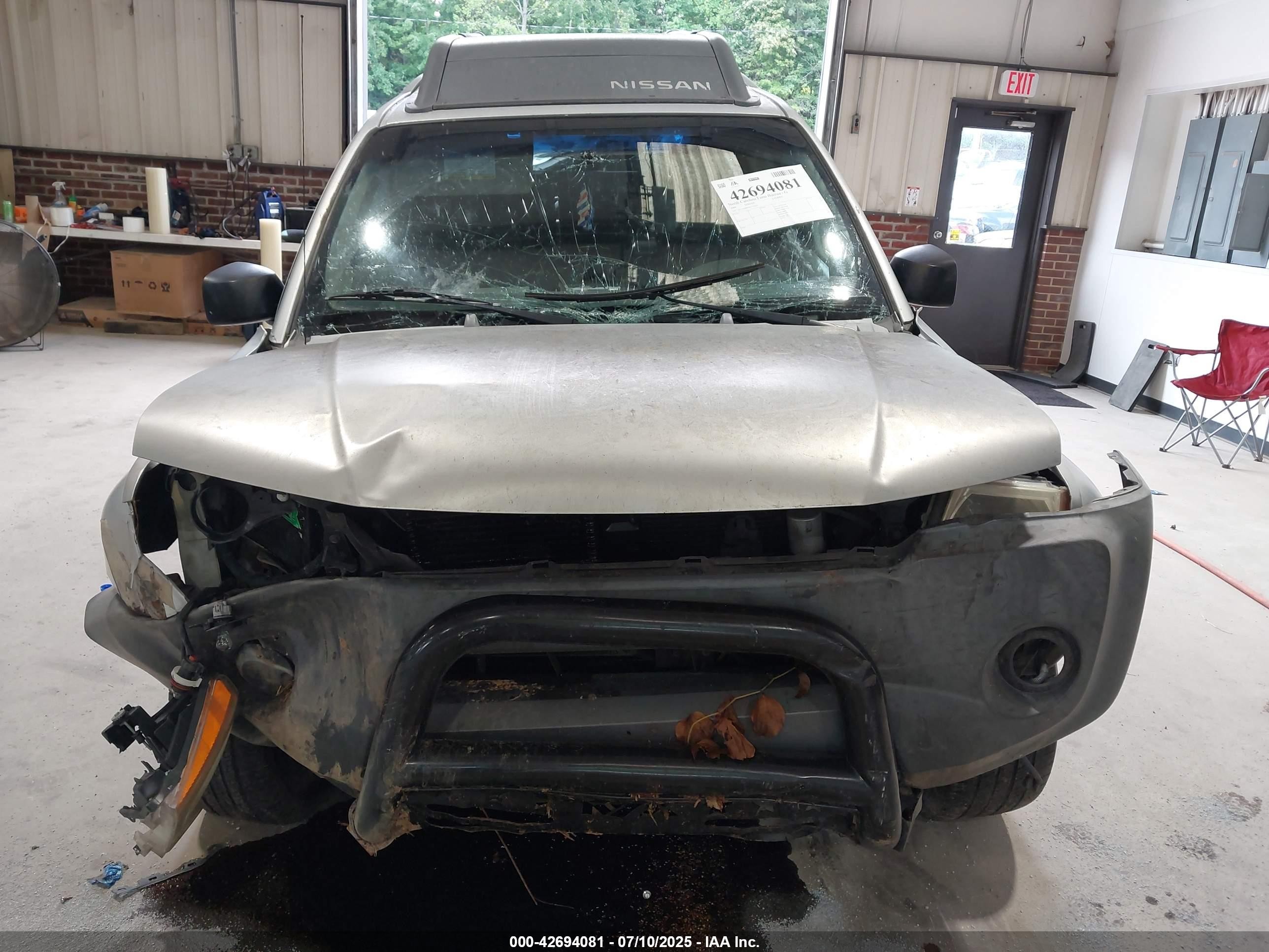 2006 Nissan Xterra S Gray vin: 5N1AN08W96C519565