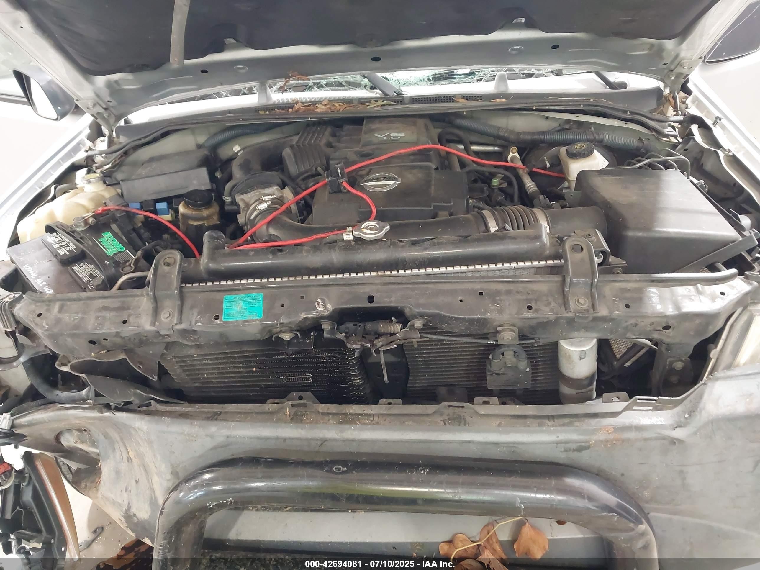 2006 Nissan Xterra S Gray vin: 5N1AN08W96C519565