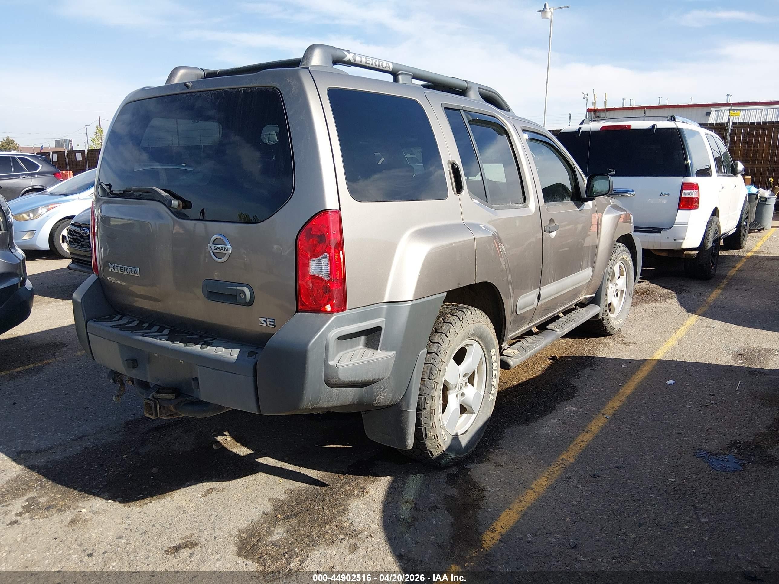 2006 Nissan Xterra Se Бежевый vin: 5N1AN08W96C541615