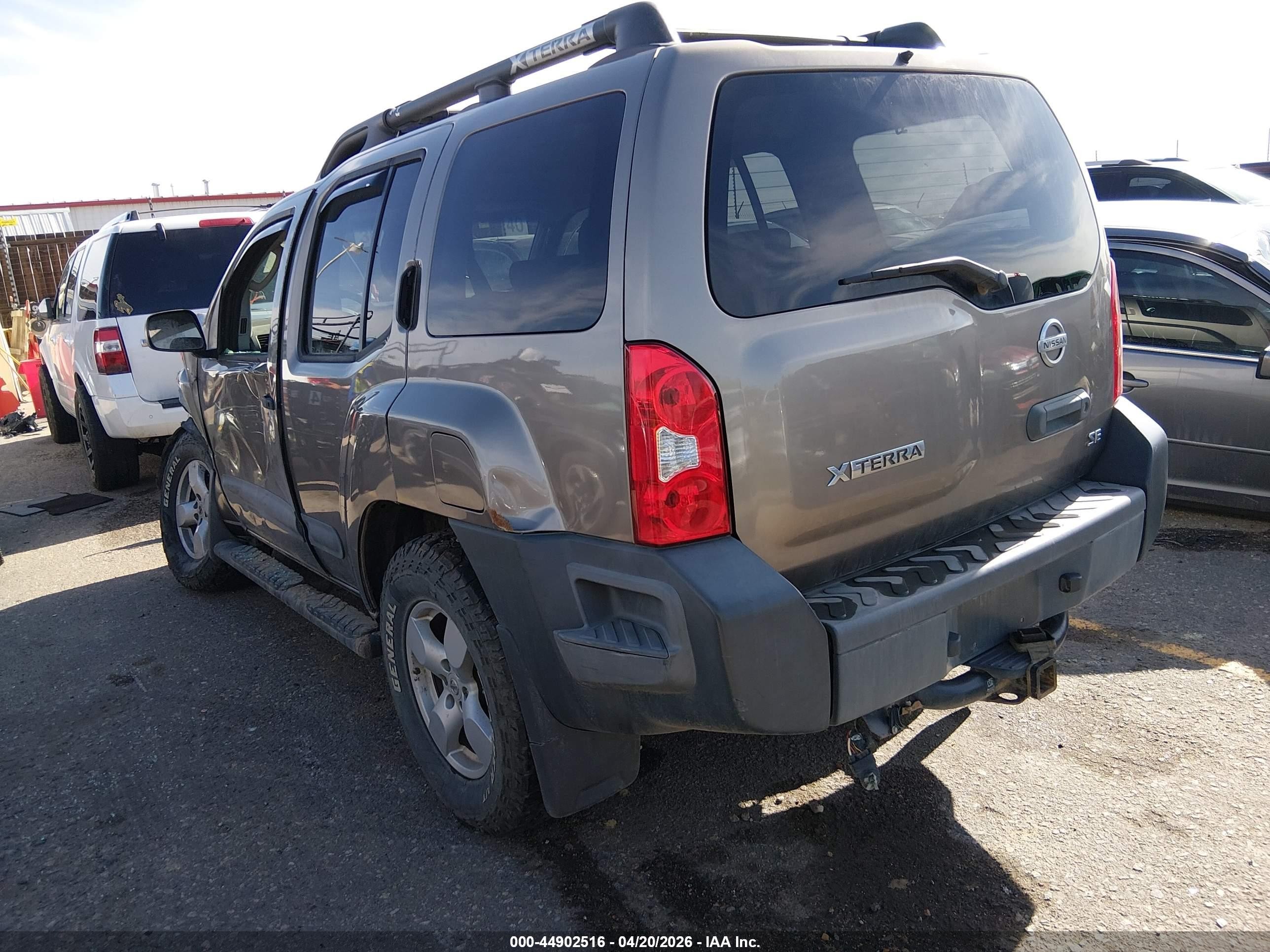 2006 Nissan Xterra Se Бежевый vin: 5N1AN08W96C541615