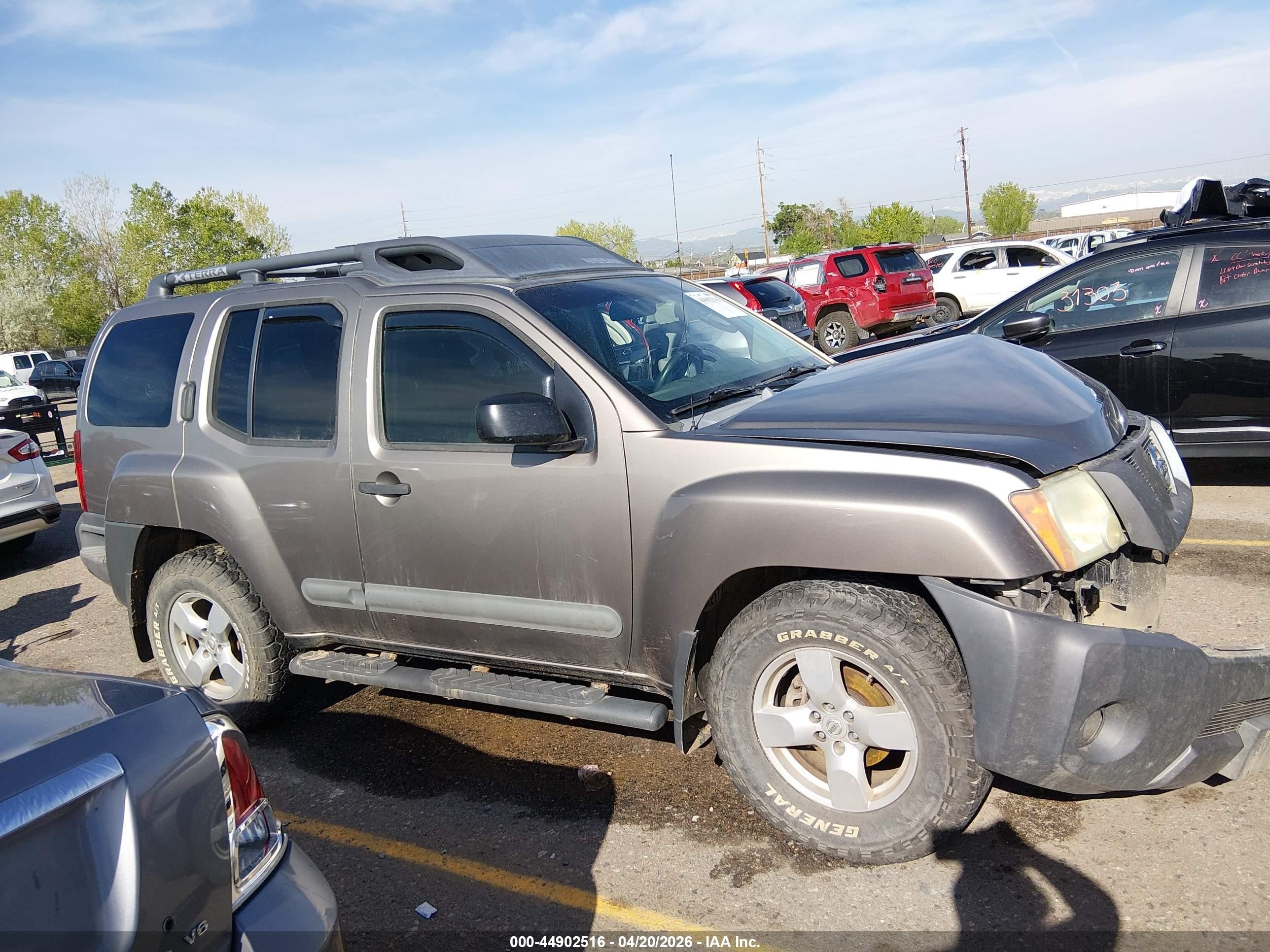 2006 Nissan Xterra Se Бежевый vin: 5N1AN08W96C541615