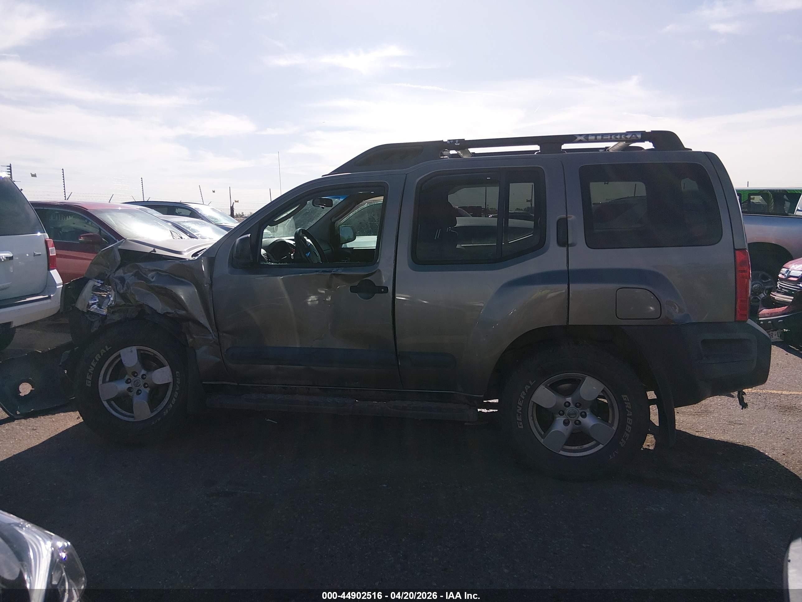 2006 Nissan Xterra Se Бежевый vin: 5N1AN08W96C541615